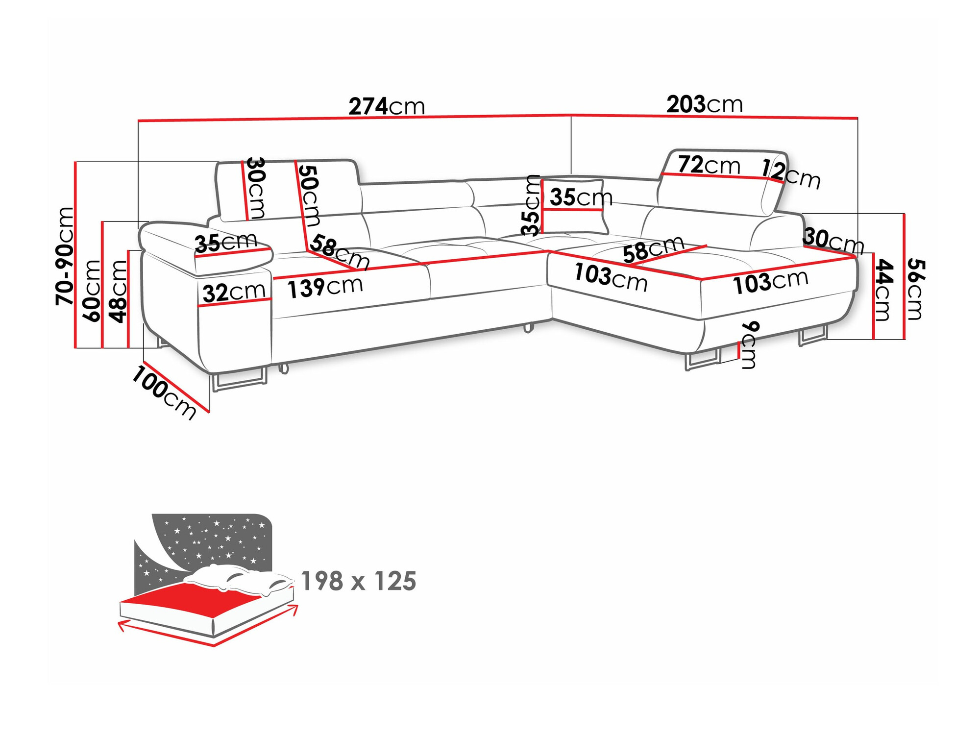 Kutna garnitura Comfivo Eliferu 100 (Manila 35)