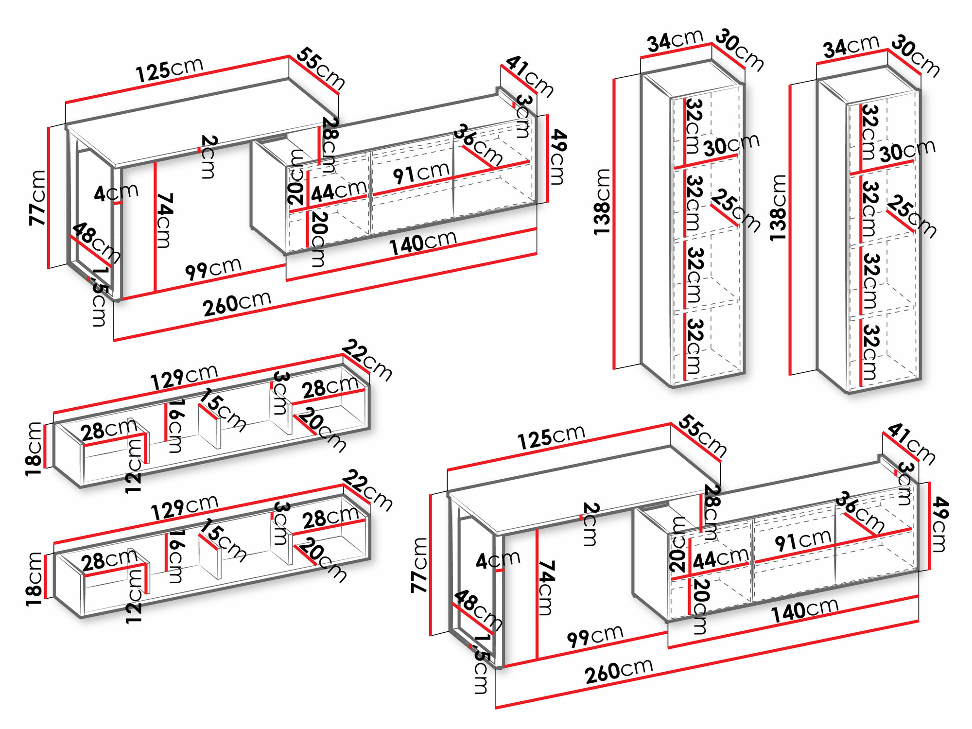 Set za kućni ured Tivseva 116