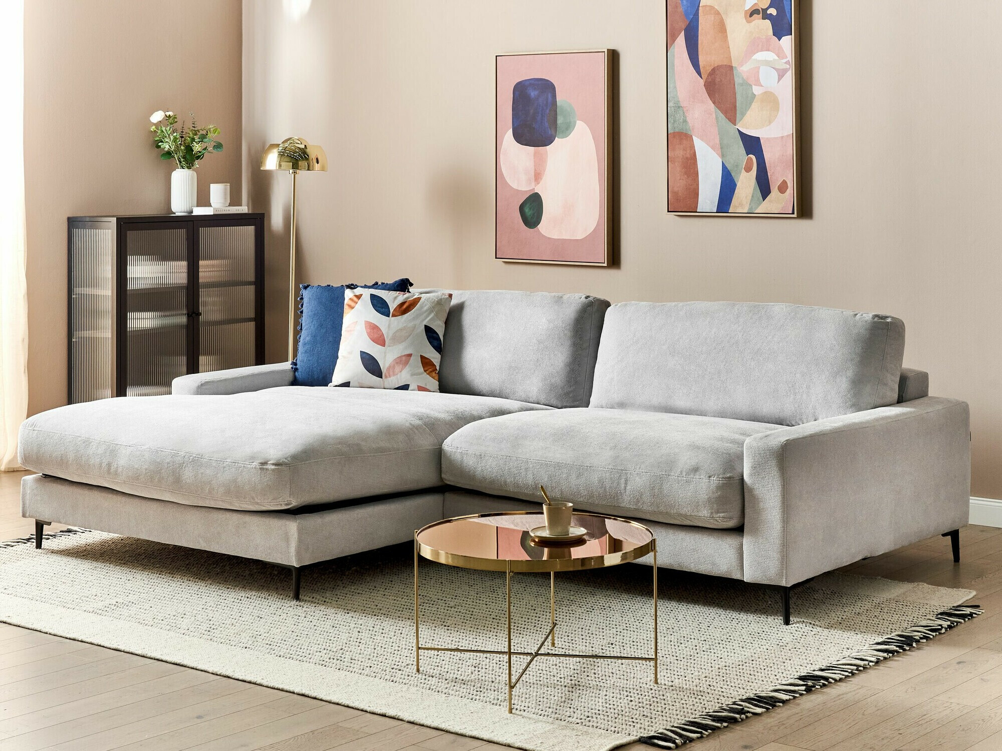 Kutna garnitura Berwyn 2398 (Siva)