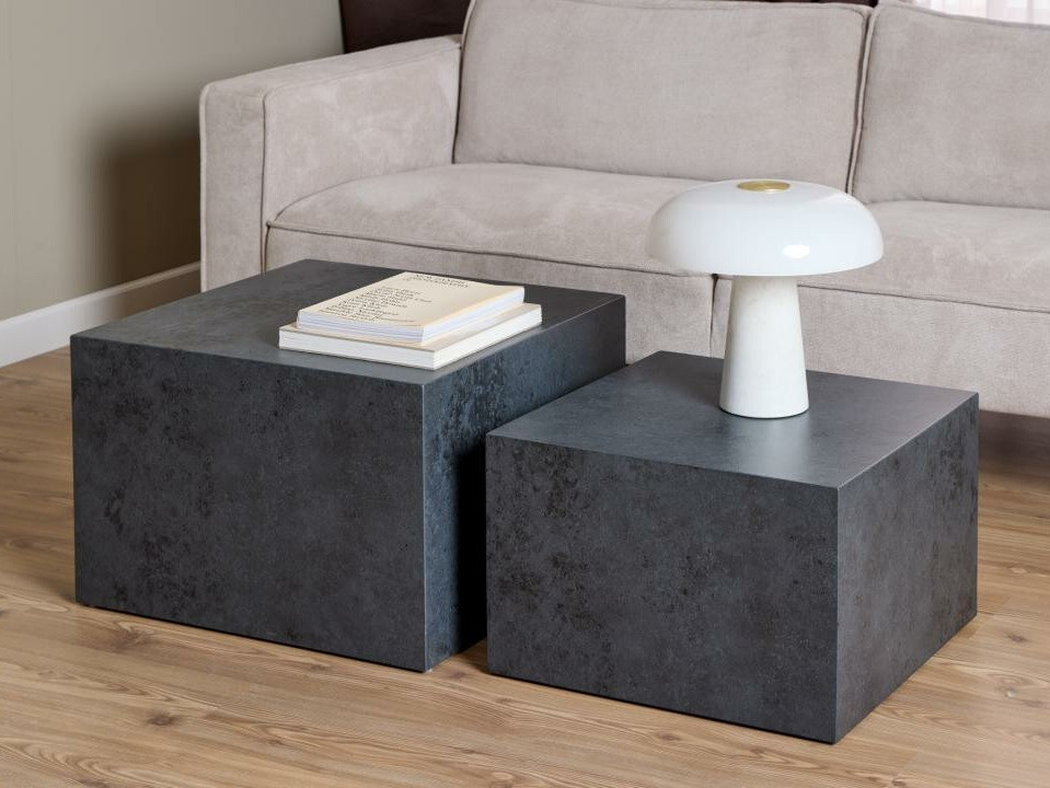 Set stolića za kavu Norsica 603 (Crna)