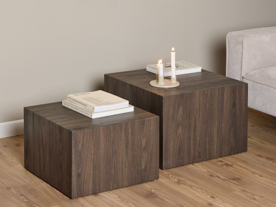 Set stolića za kavu Norsica 603 (Smeđa)