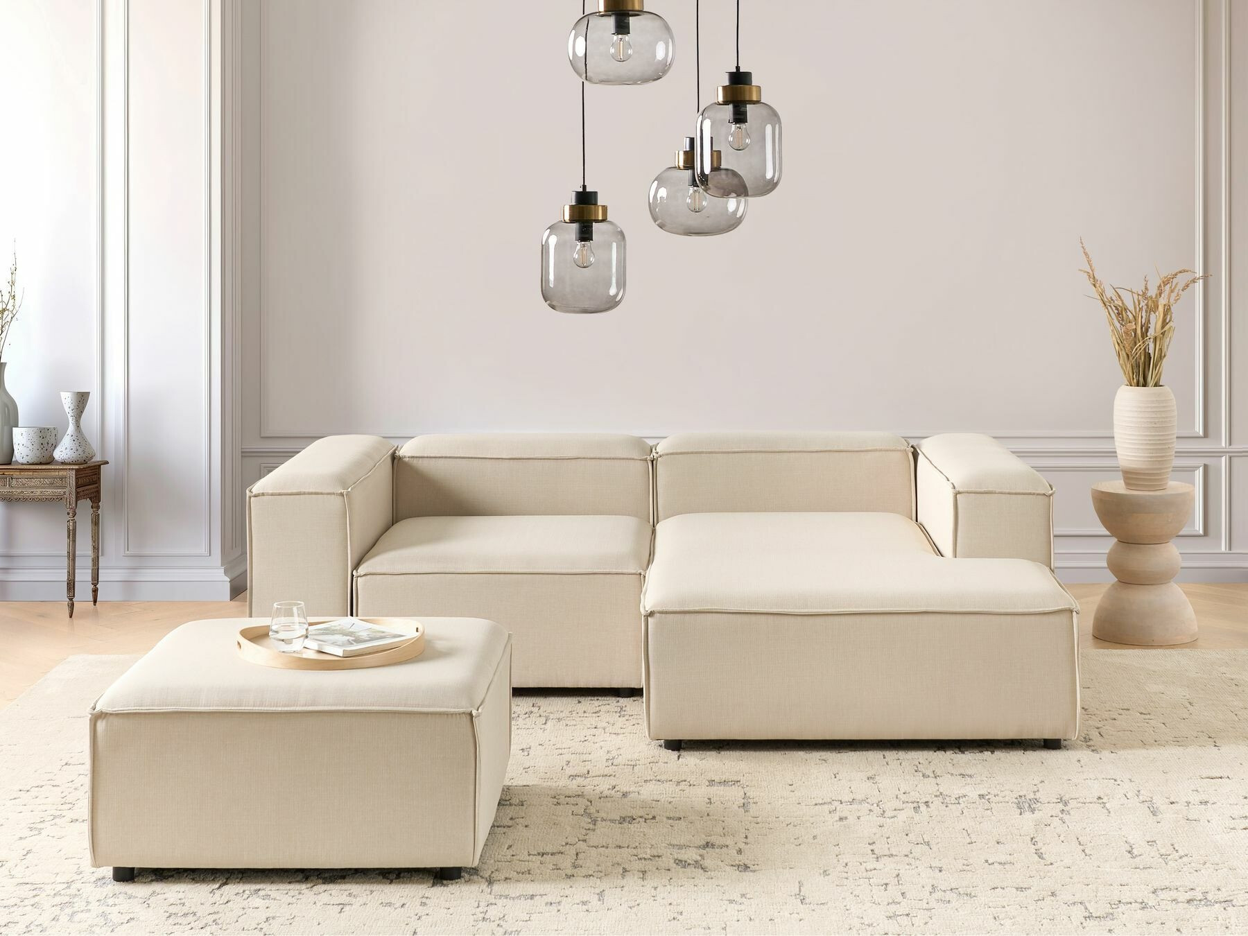 Modularne sjedeće garniture Serophi 101 (Bež)