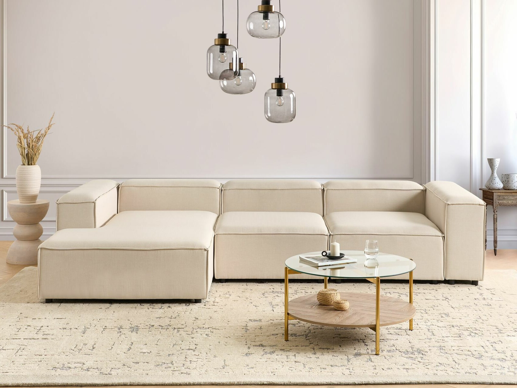 Modularne sjedeće garniture Serophi 102 (Bež)