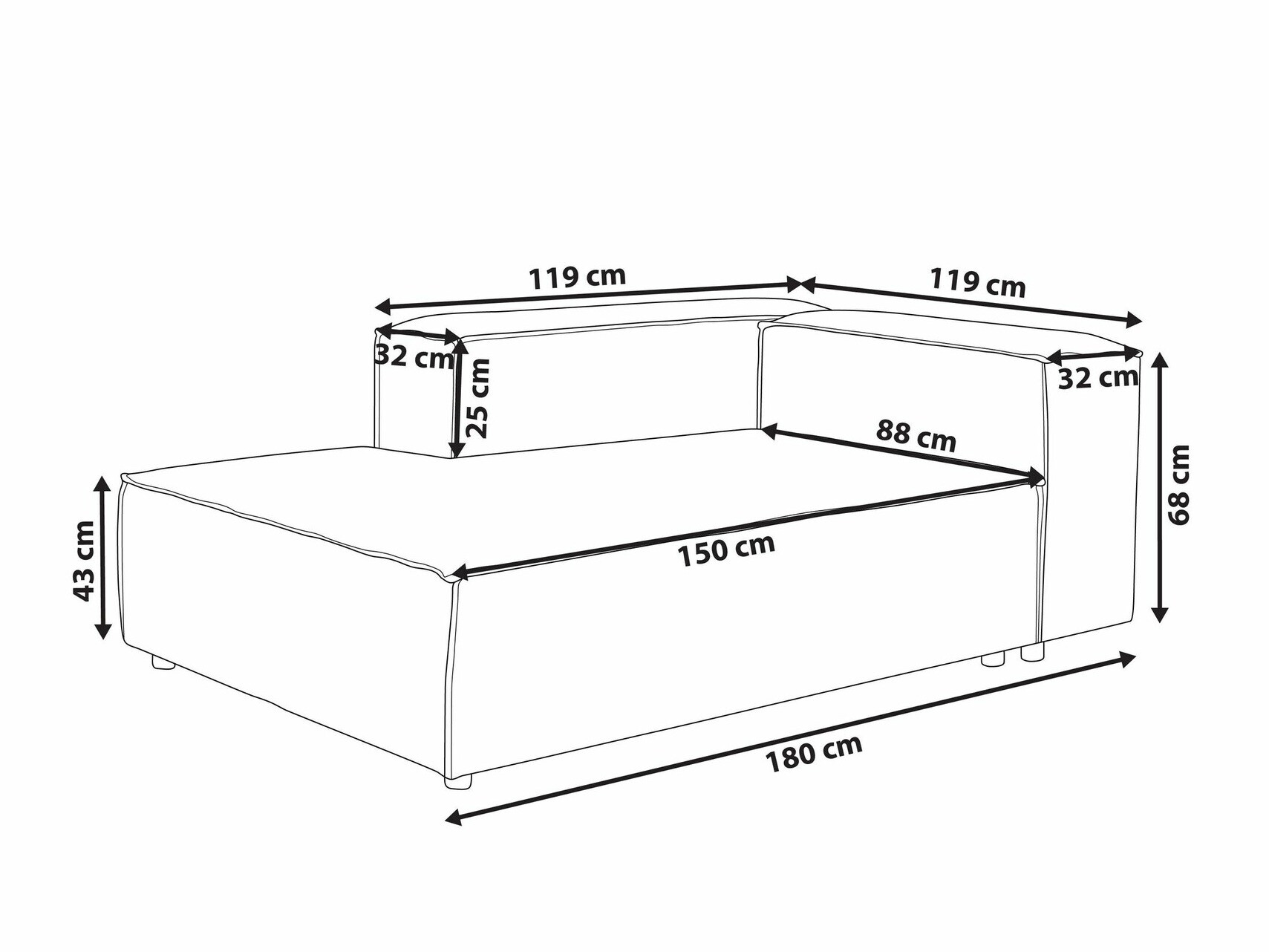 Modularne sjedeće garniture Serophi 102 (Zelena)
