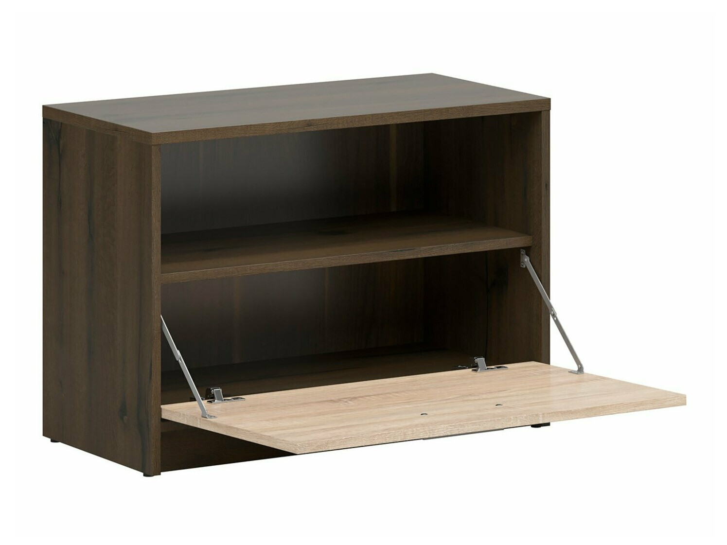 Ormarić za cipele Novsore 111 (Tamni hrast + Sonoma hrast)