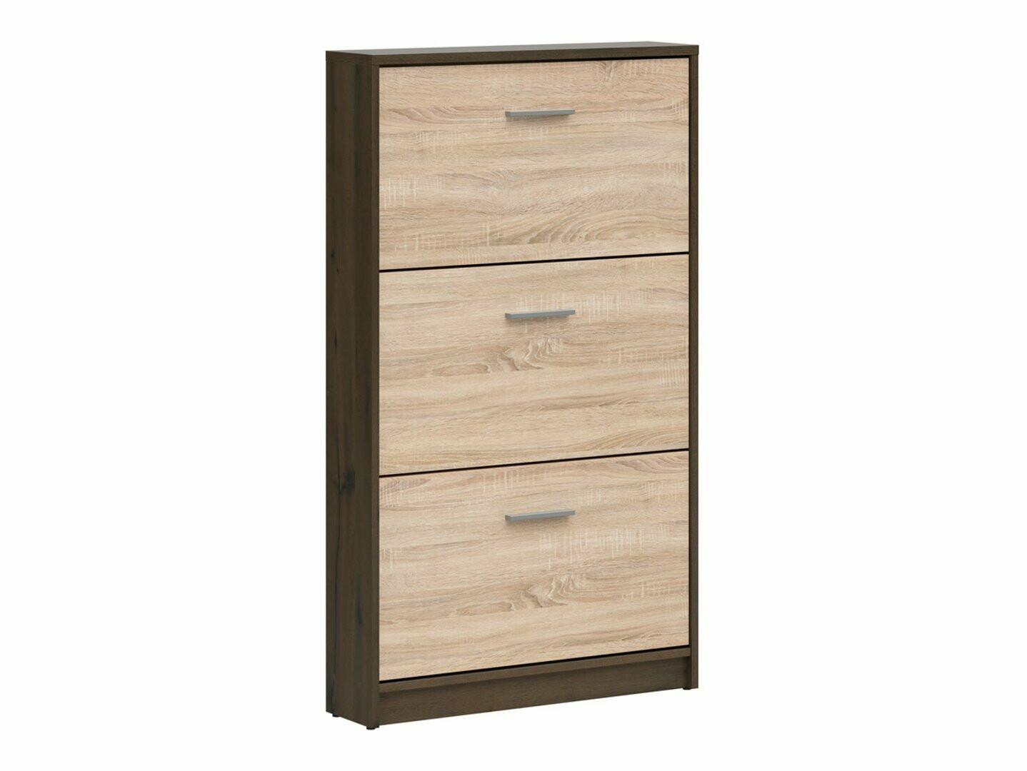 Ormarić za cipele Novsore 113 (Tamni hrast + Sonoma hrast)