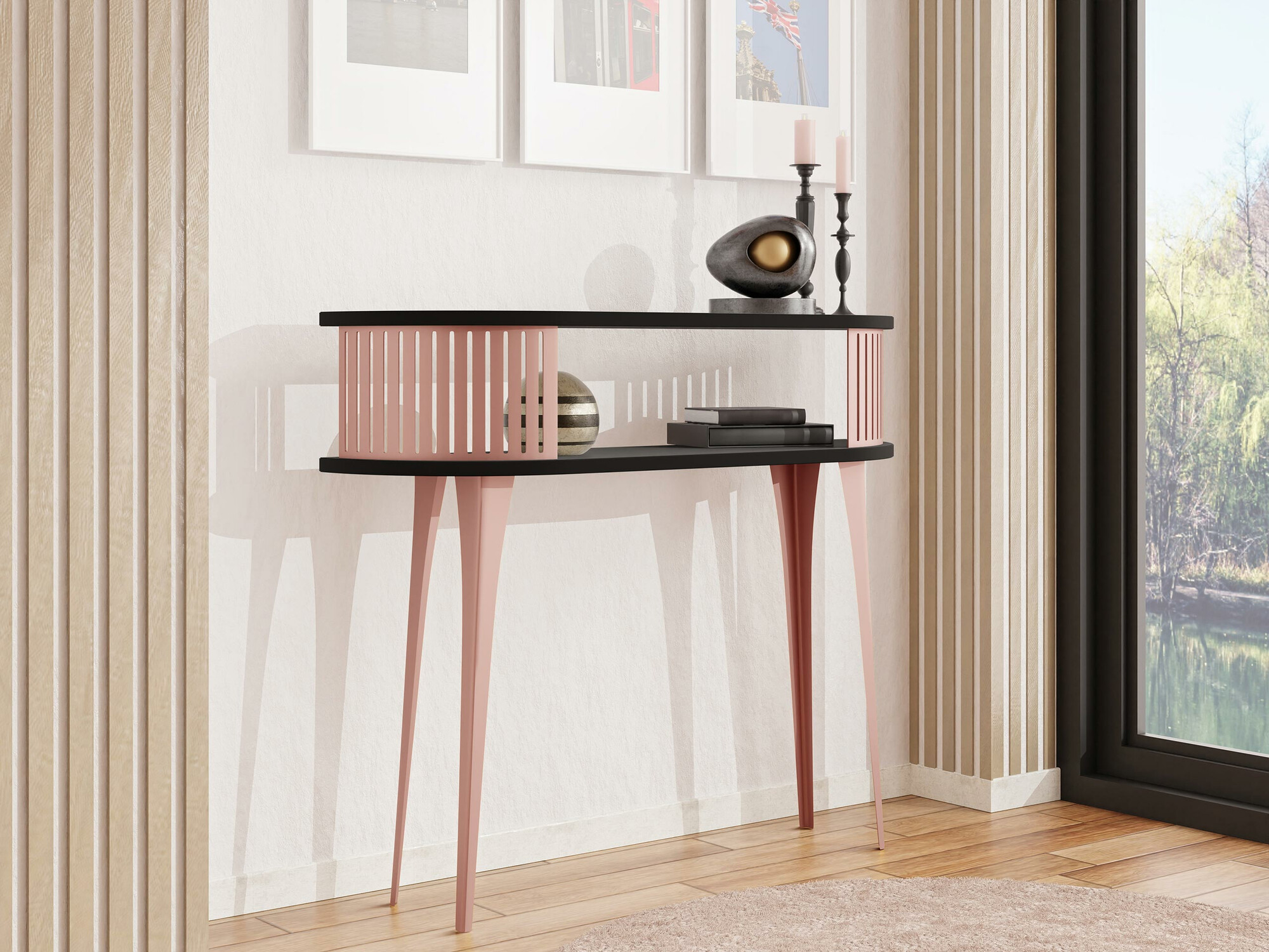 Konzola Sordore 113 (Ružičasta + Crna)