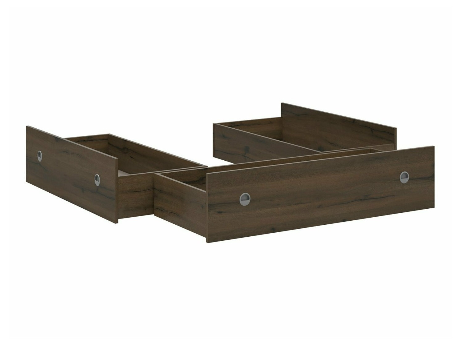 Prostor za pohranu Novsore 129 (Tamni hrast) (3 kom.)