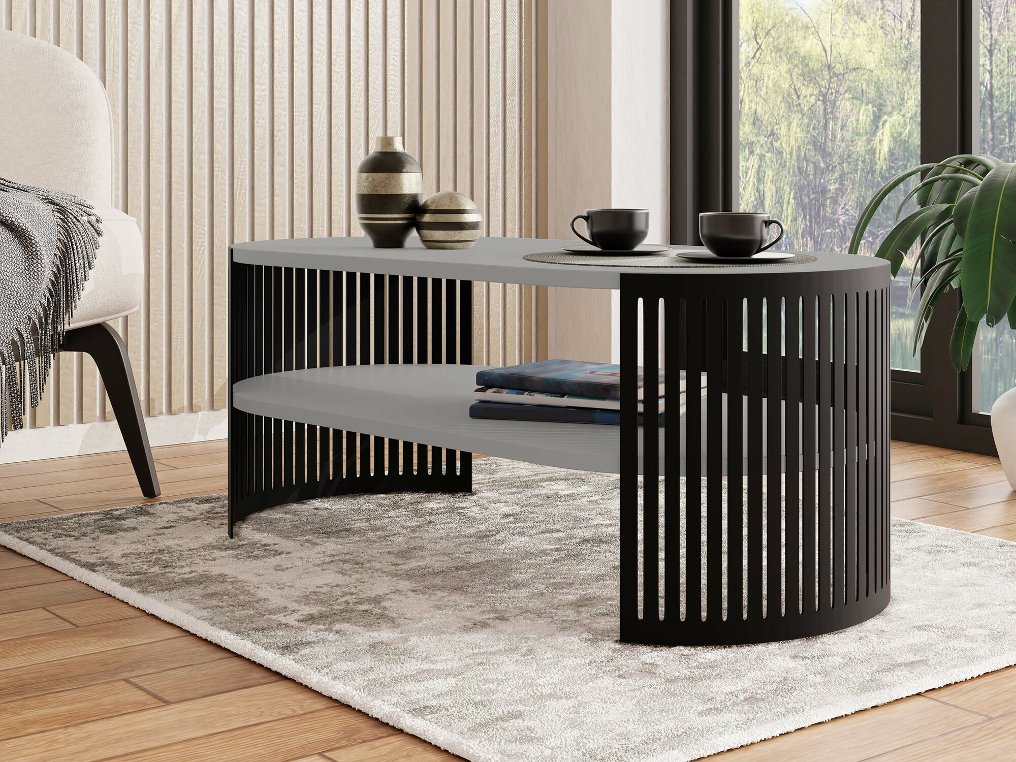 Stolić za kavu Sordore 115 (Crna + Grafit)