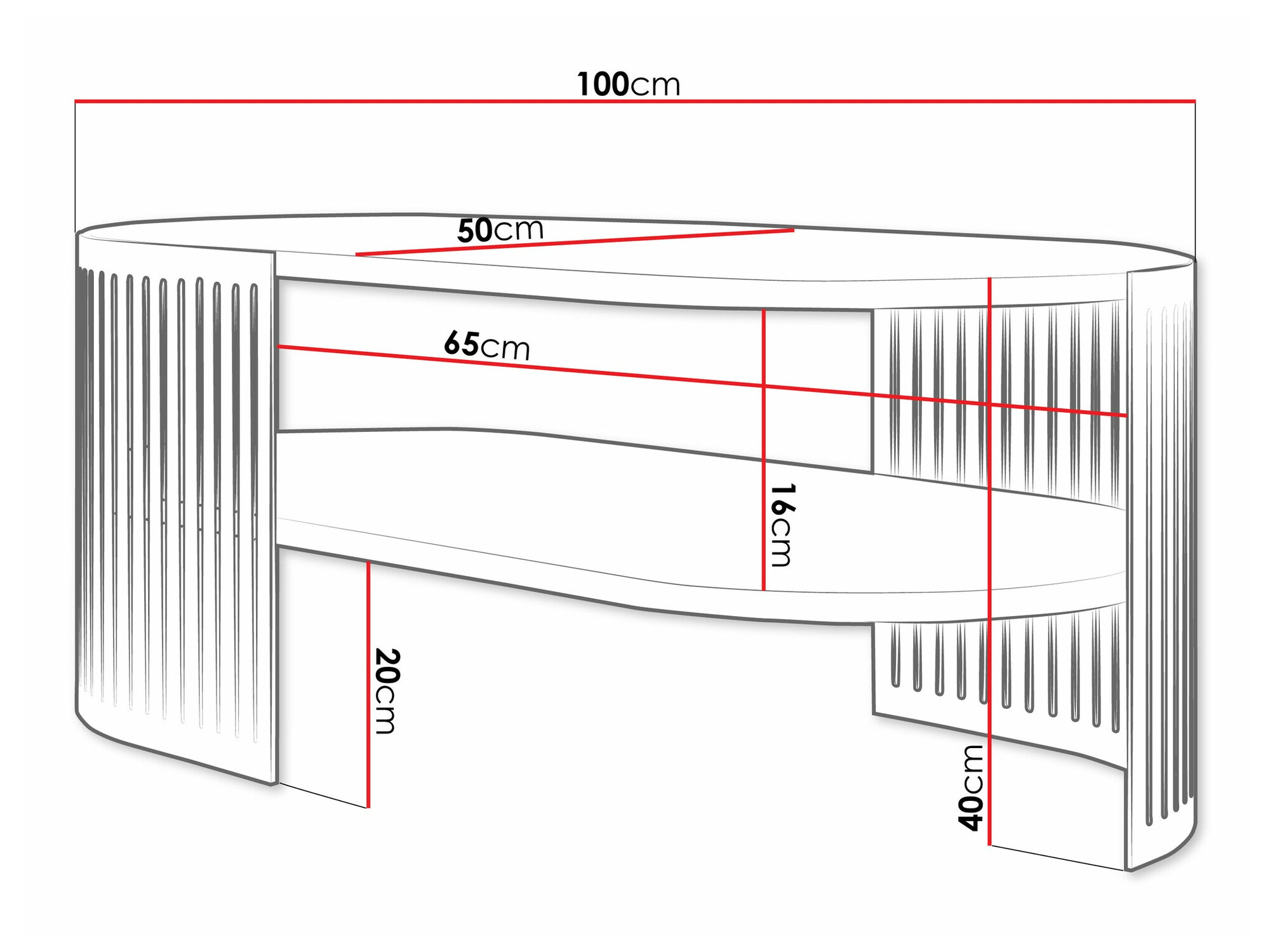 Stolić za kavu Sordore 119 (Zlatno + Bijeli mramor)