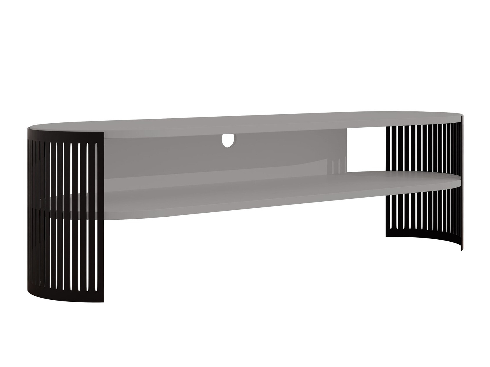 TV stol Civer (Crna + Grafit)