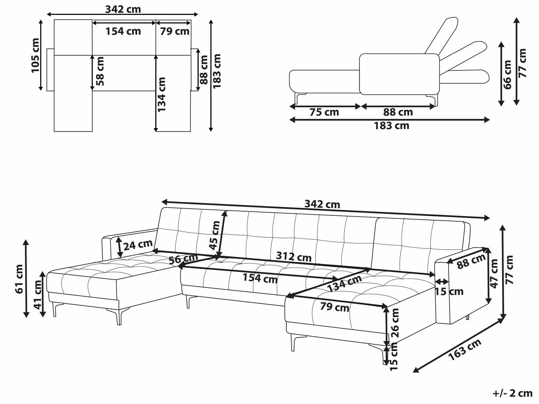 Kutna garnitura Mormiru 104 (Zelena)