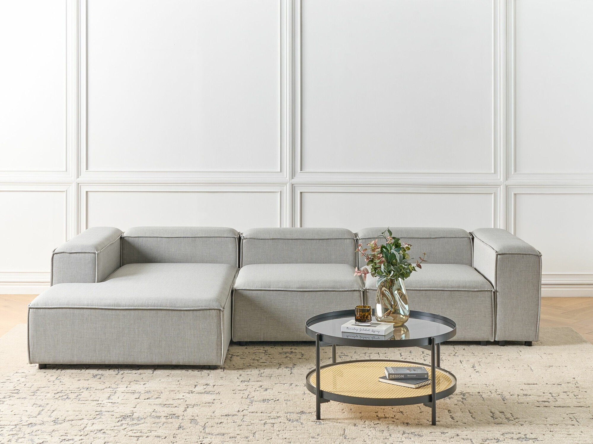 Modularna kutna garnitura Serophi 106 (Siva)