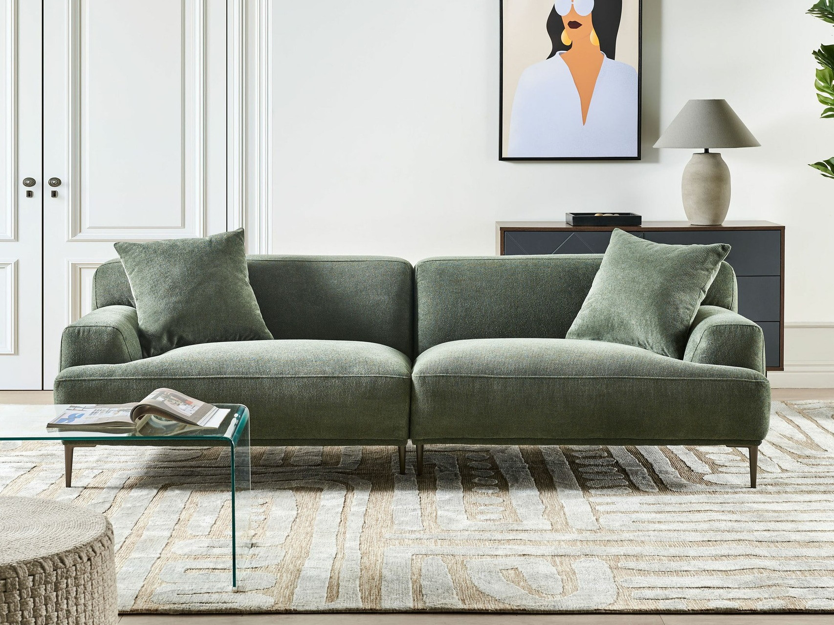 Kauč Berwyn 2406 (Zelena)