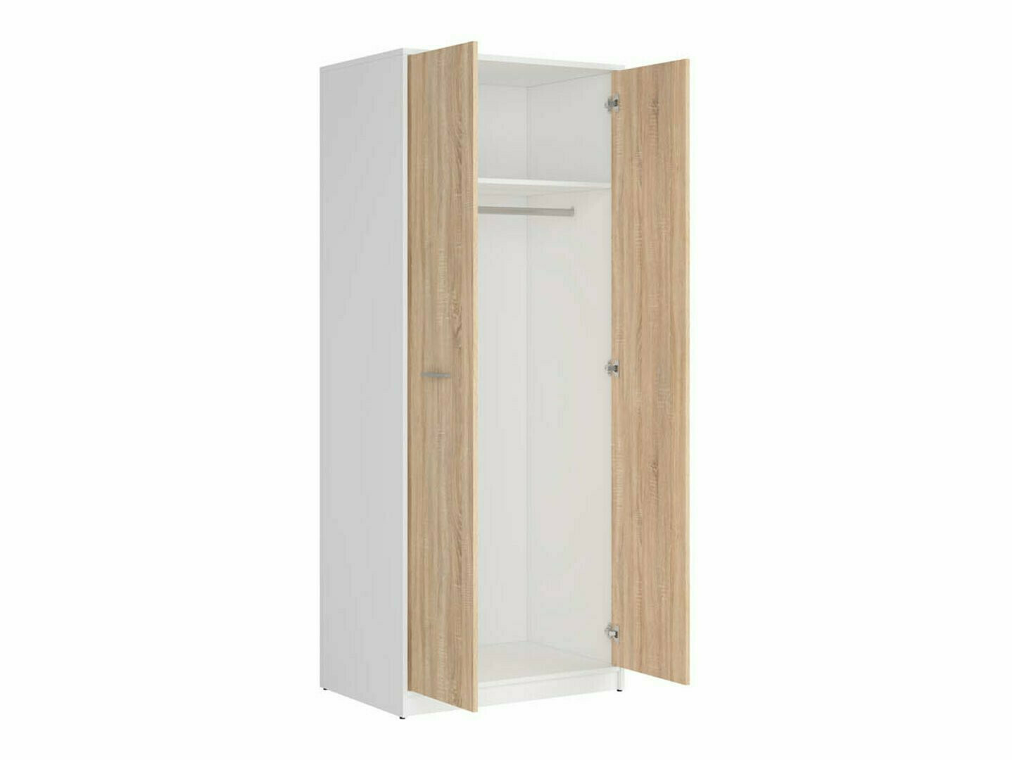 Set za hodnik Novsore 154 (Bijela + Sonoma hrast)