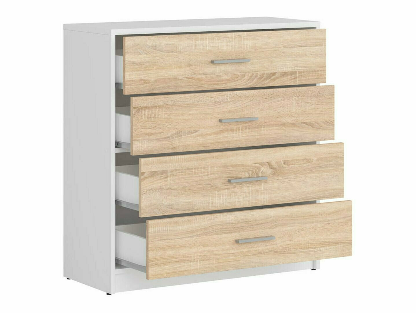 Set za hodnik Novsore 154 (Bijela + Sonoma hrast)