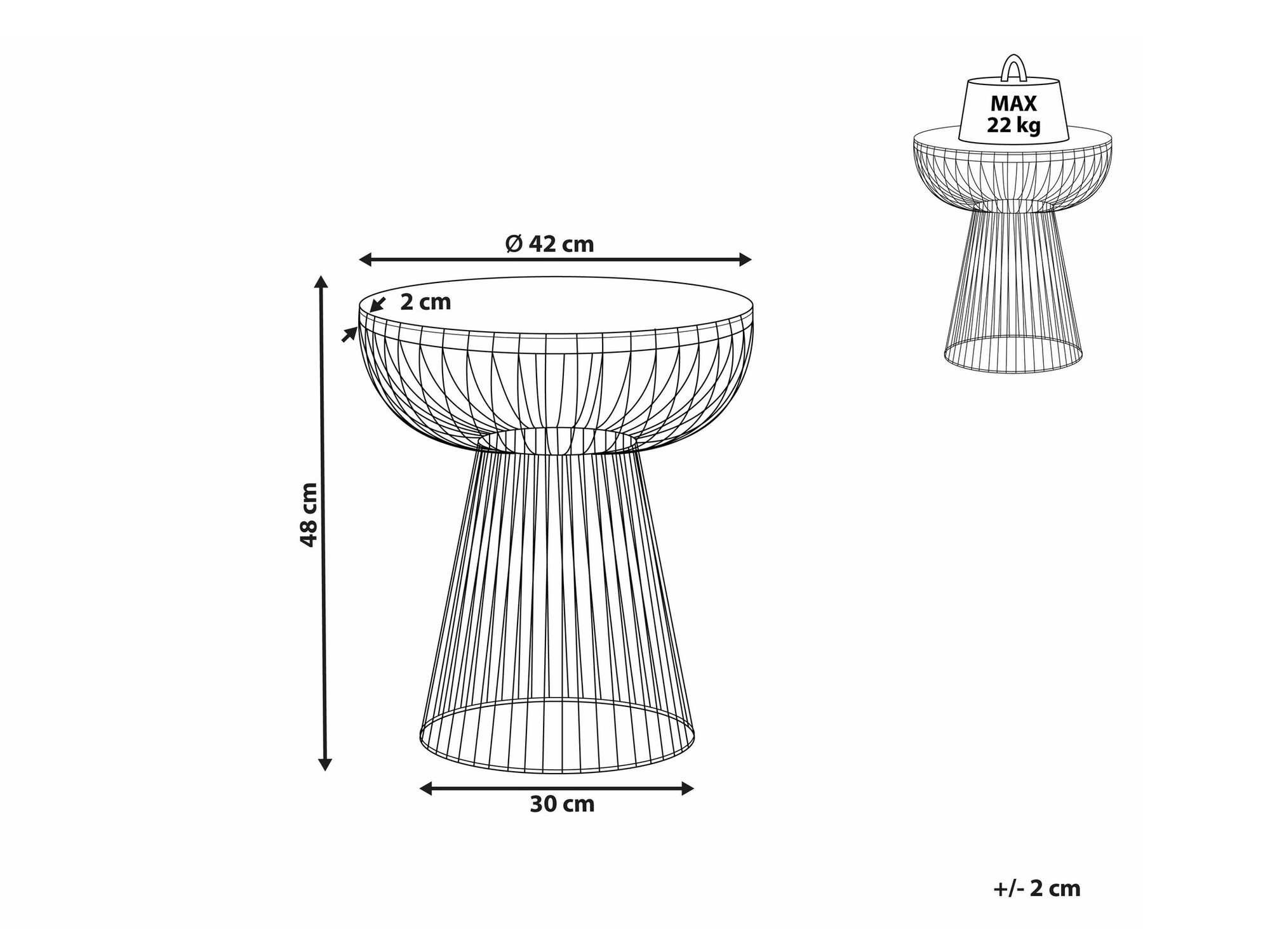 Pomoćni stolić Berwyn 2408