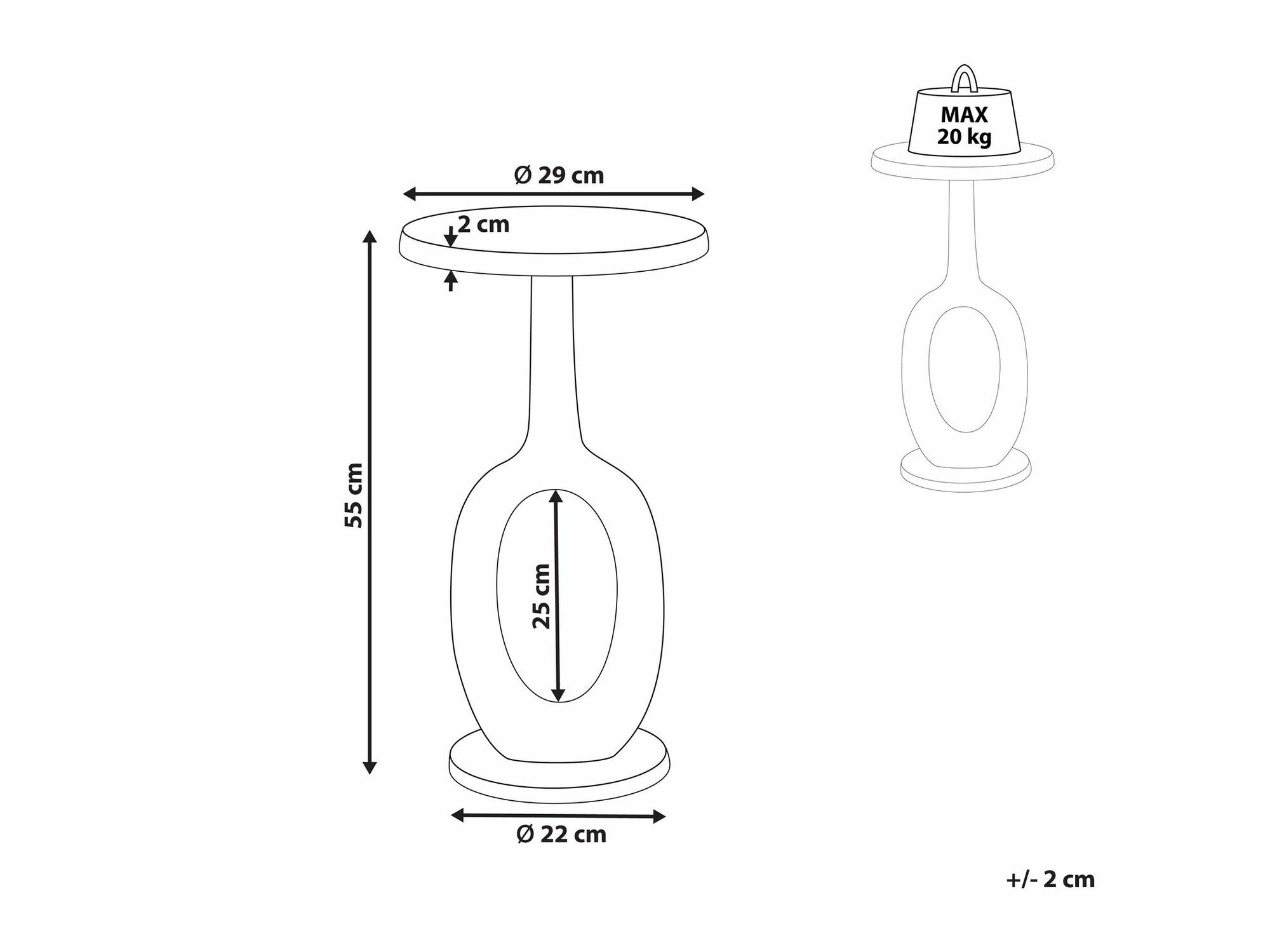 Pomoćni stolić Berwyn 2409