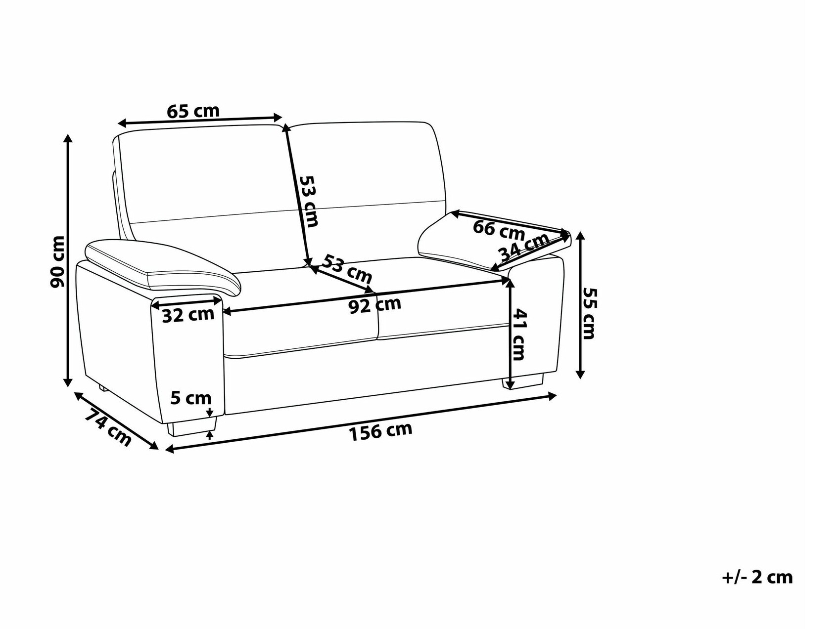 Kauč Berwyn 1325 (Bež)