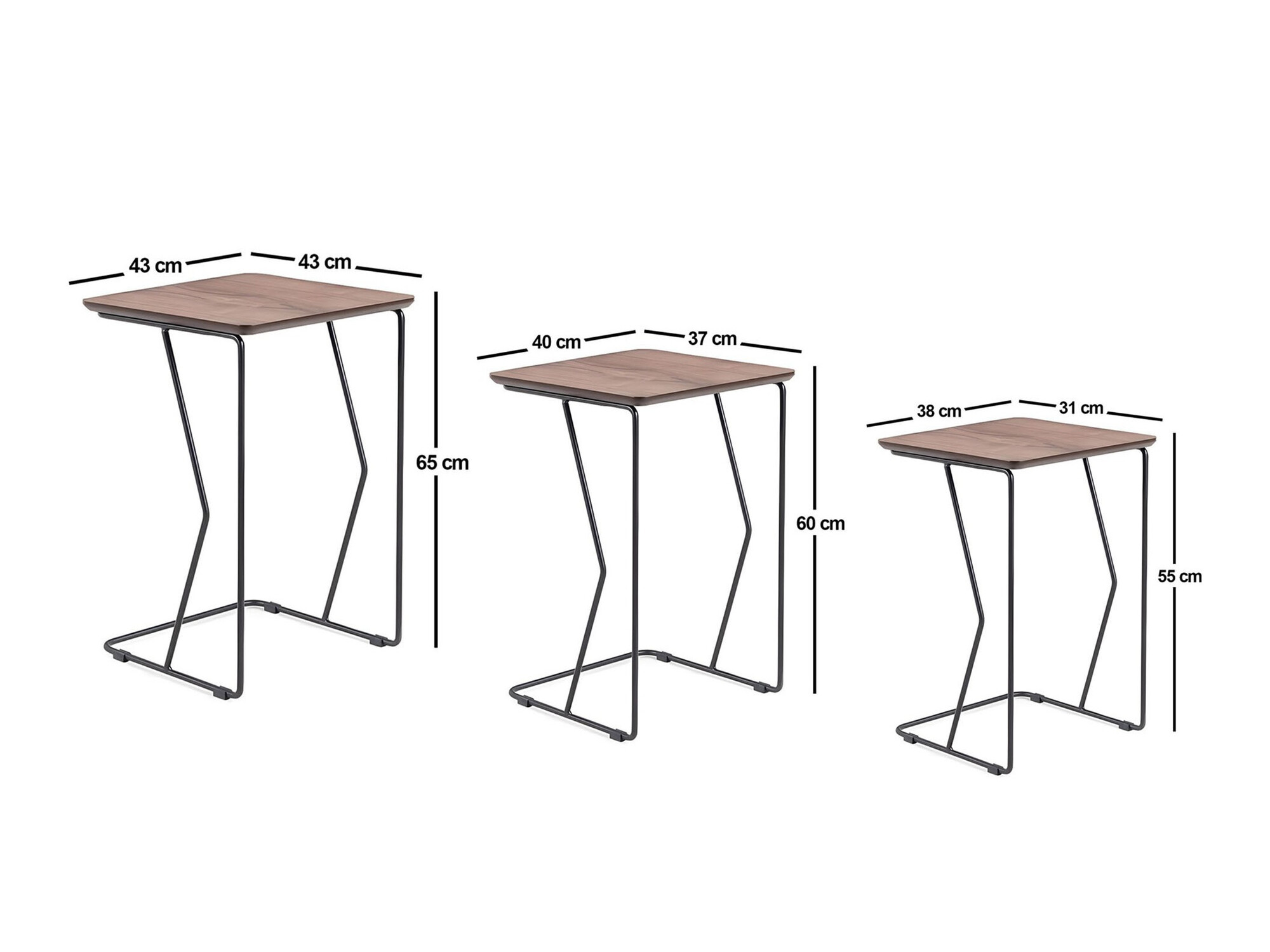 Set pomoćnih stolića Kailua 2337