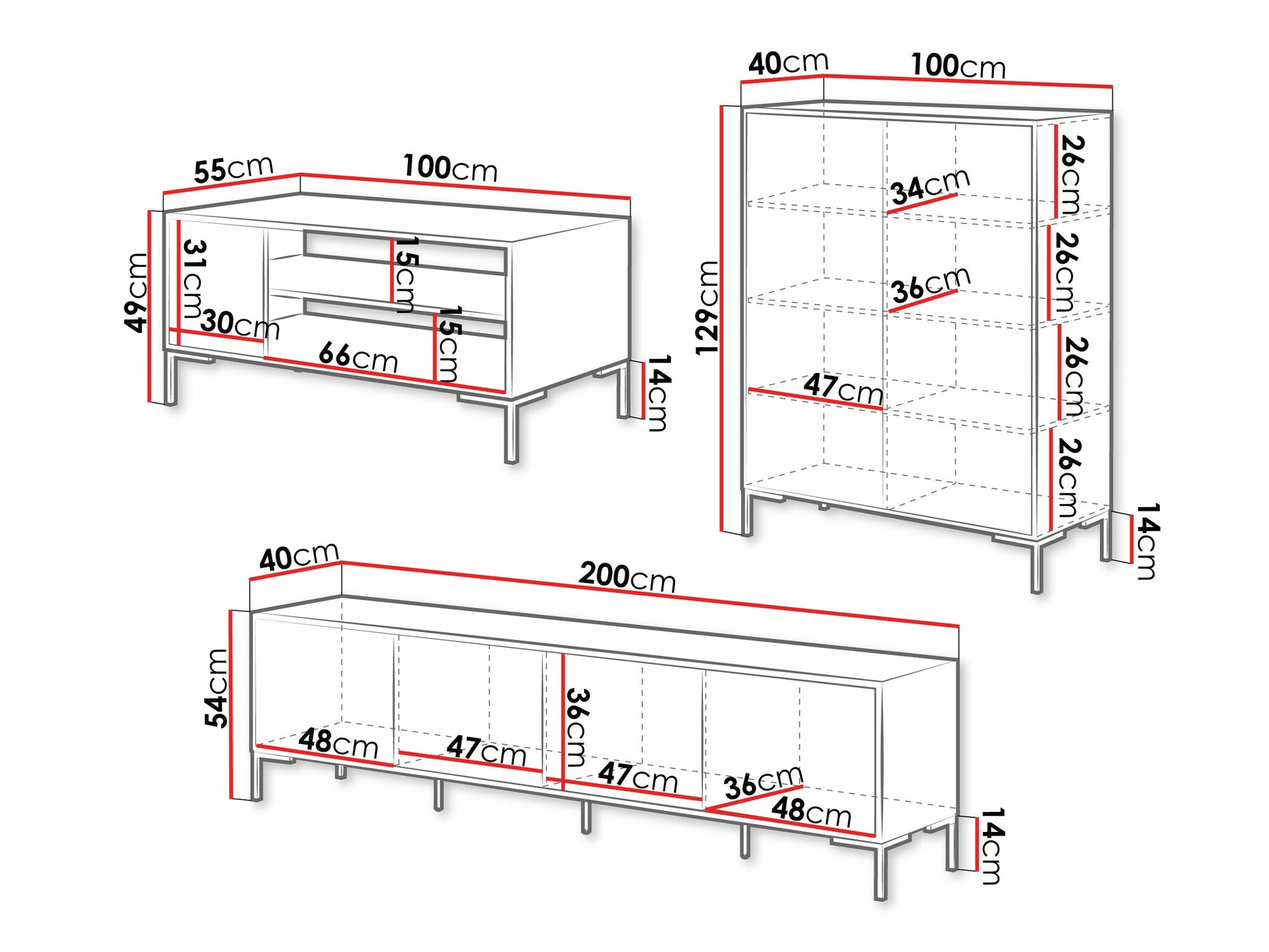 Set za dnevni boravak Fabula