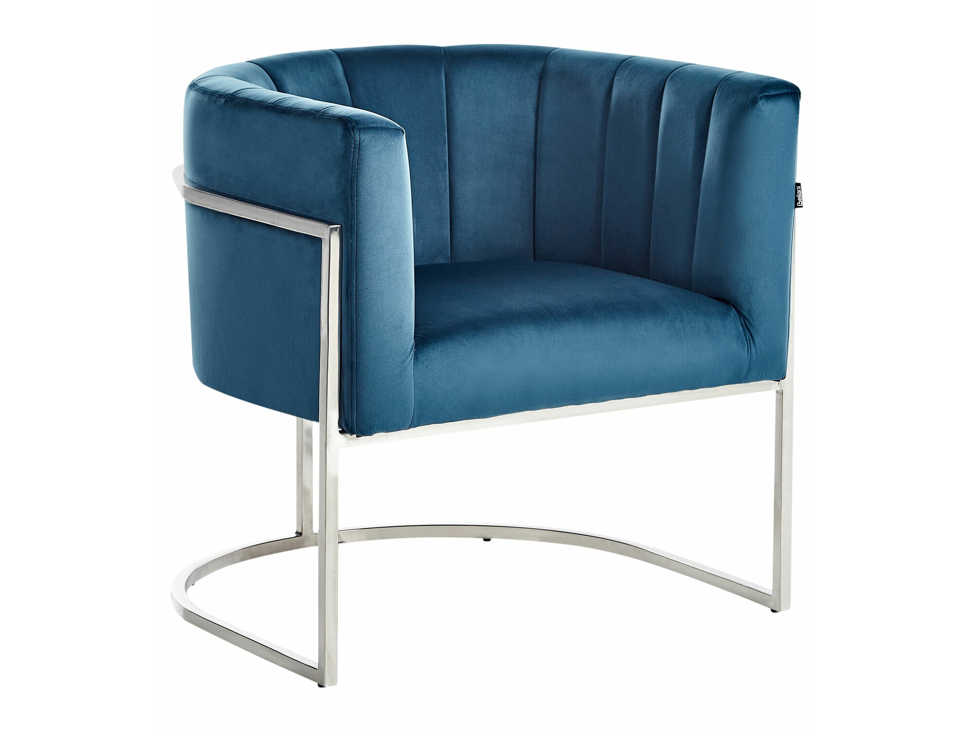 Fotelja Berwyn 1141 (Plava + Srebrna)