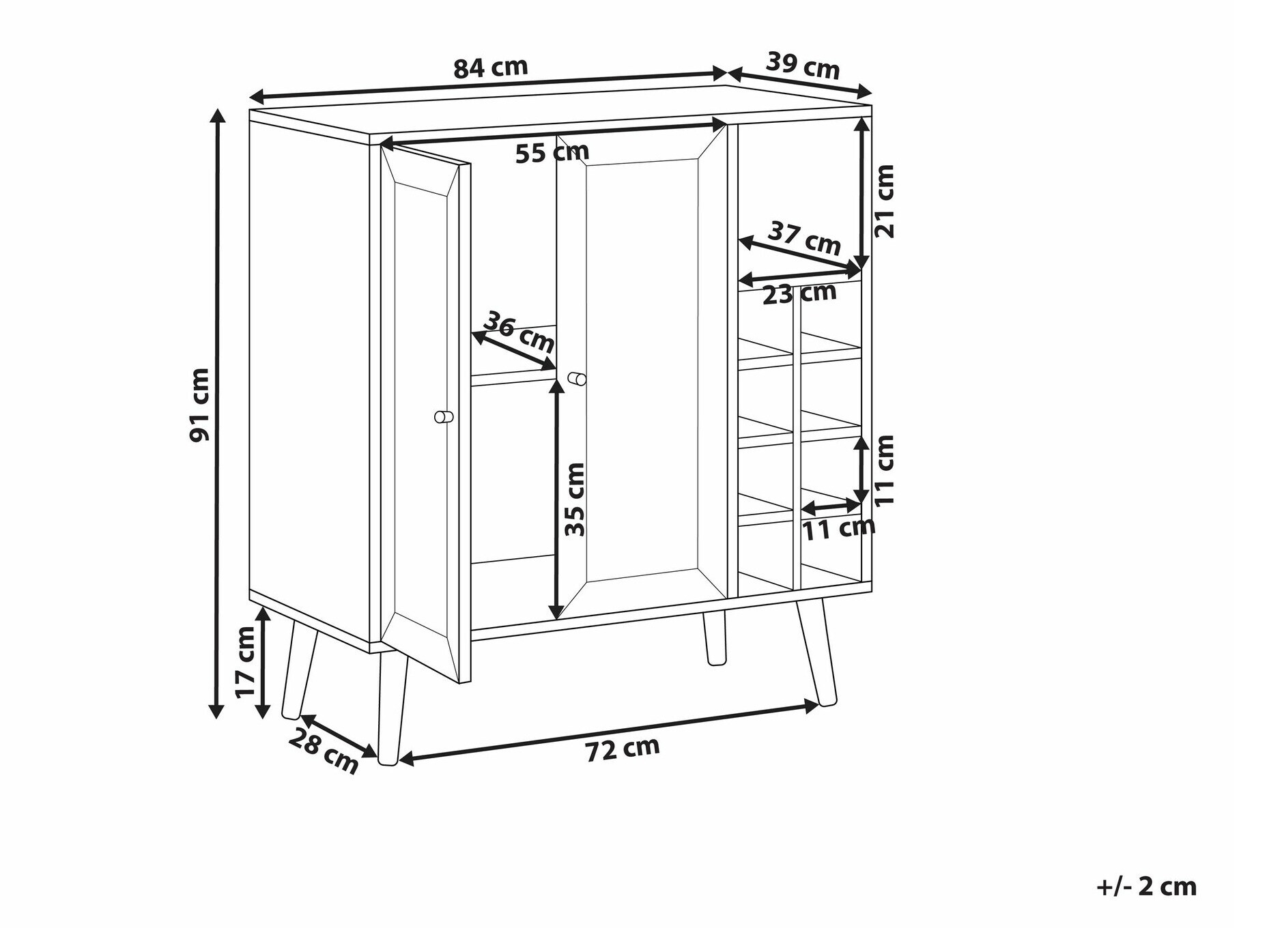 Ormarić Berwyn 2428