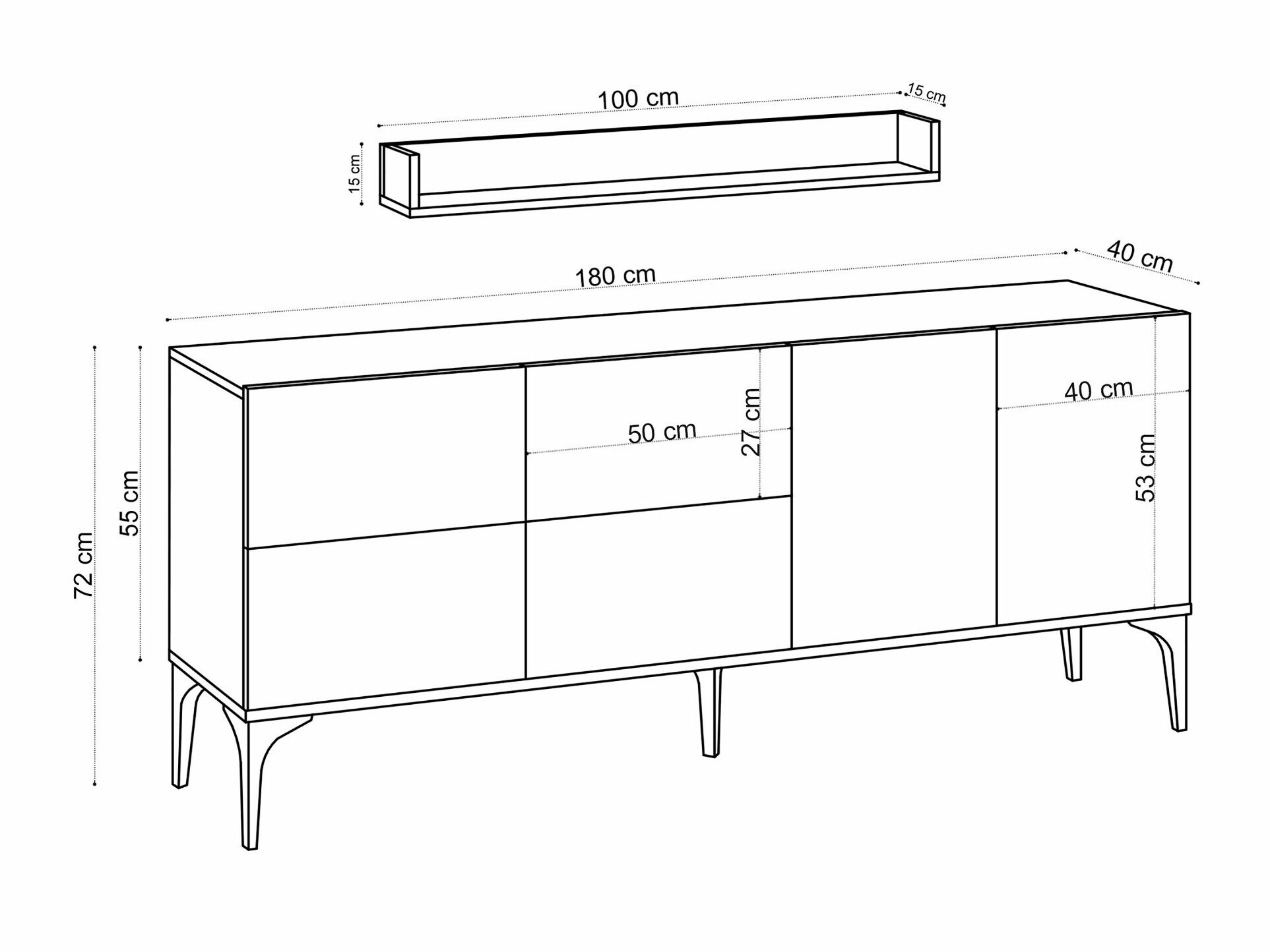 Ormarić Kailua 2360
