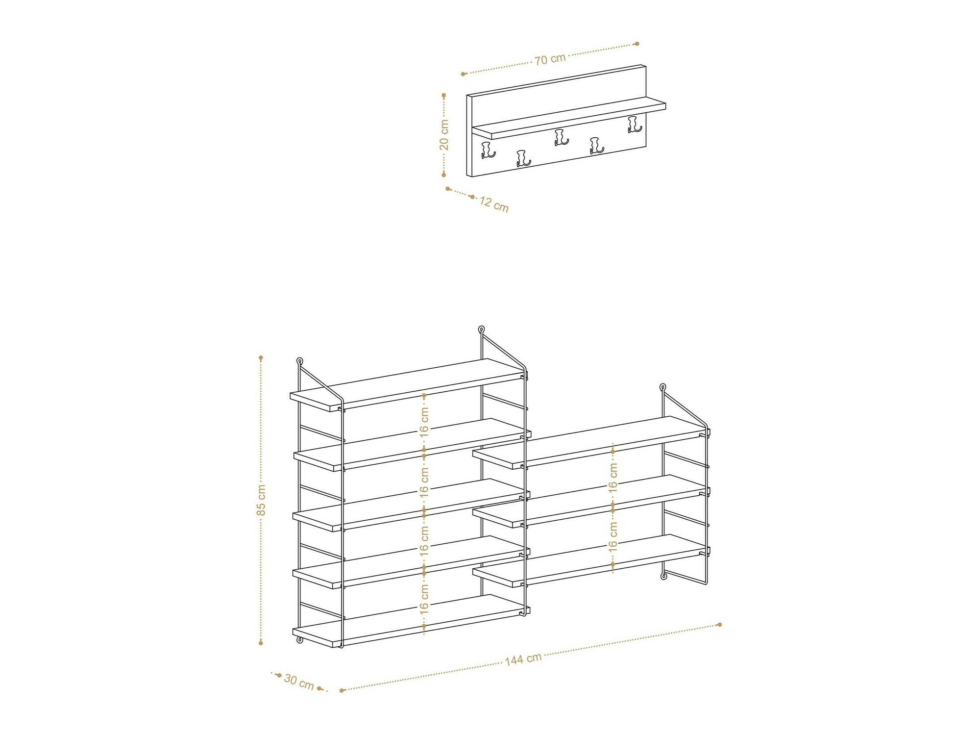 Set za hodnik Kailua 2357