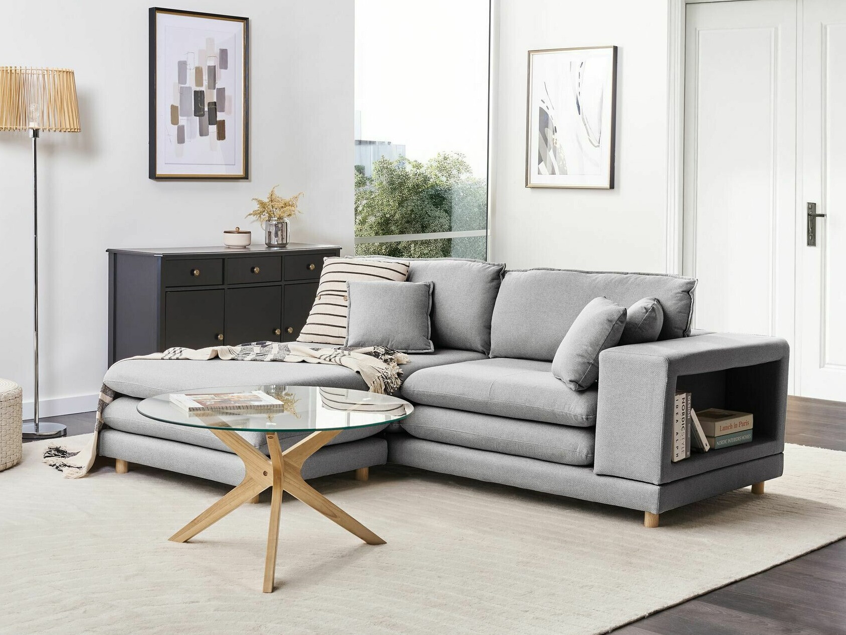 Tapecirani namještaj Berwyn 2432 (Siva)