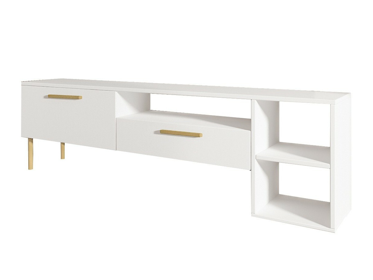 TV stol Kailua 2579 (Bijela + Zlatna)