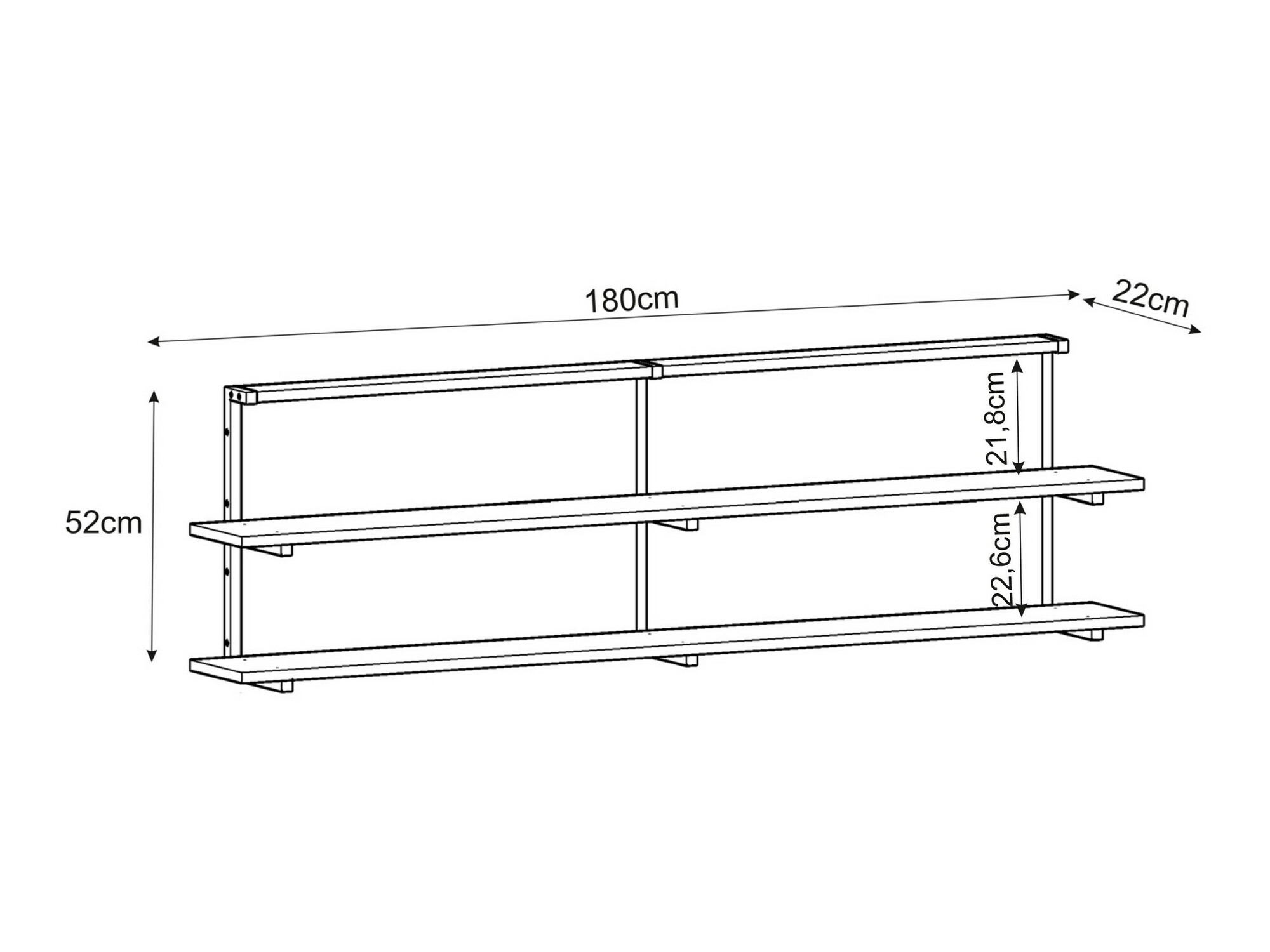 Polica Kailua 2367 (Antracit)