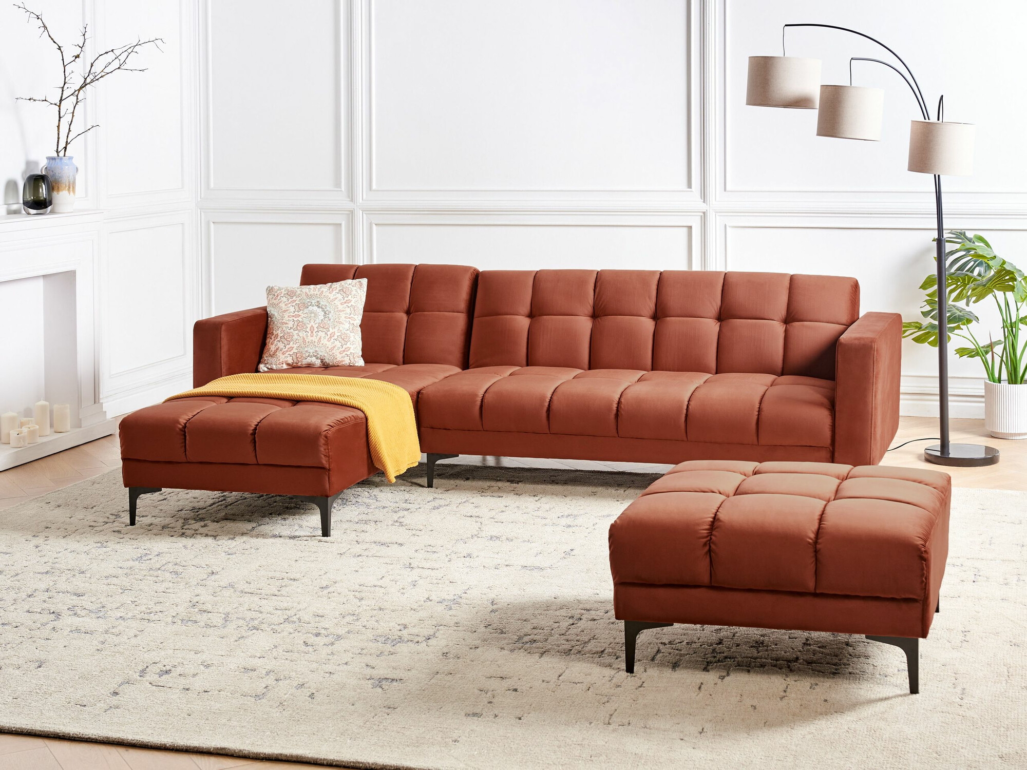 Tapecirani namještaj Mormiru 105 (Crvena)