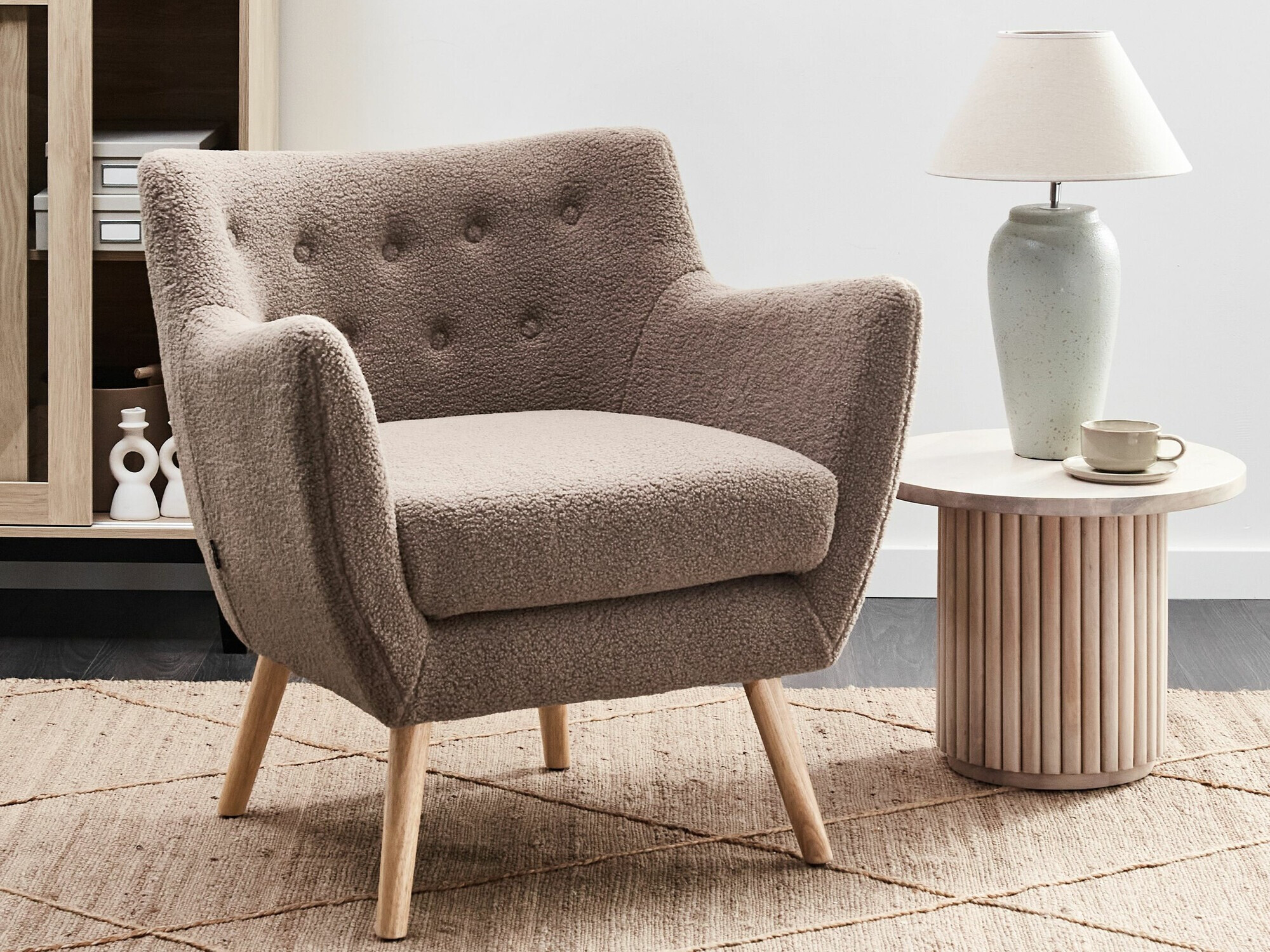 Fotelja Berwyn 1027 (Smeđa)