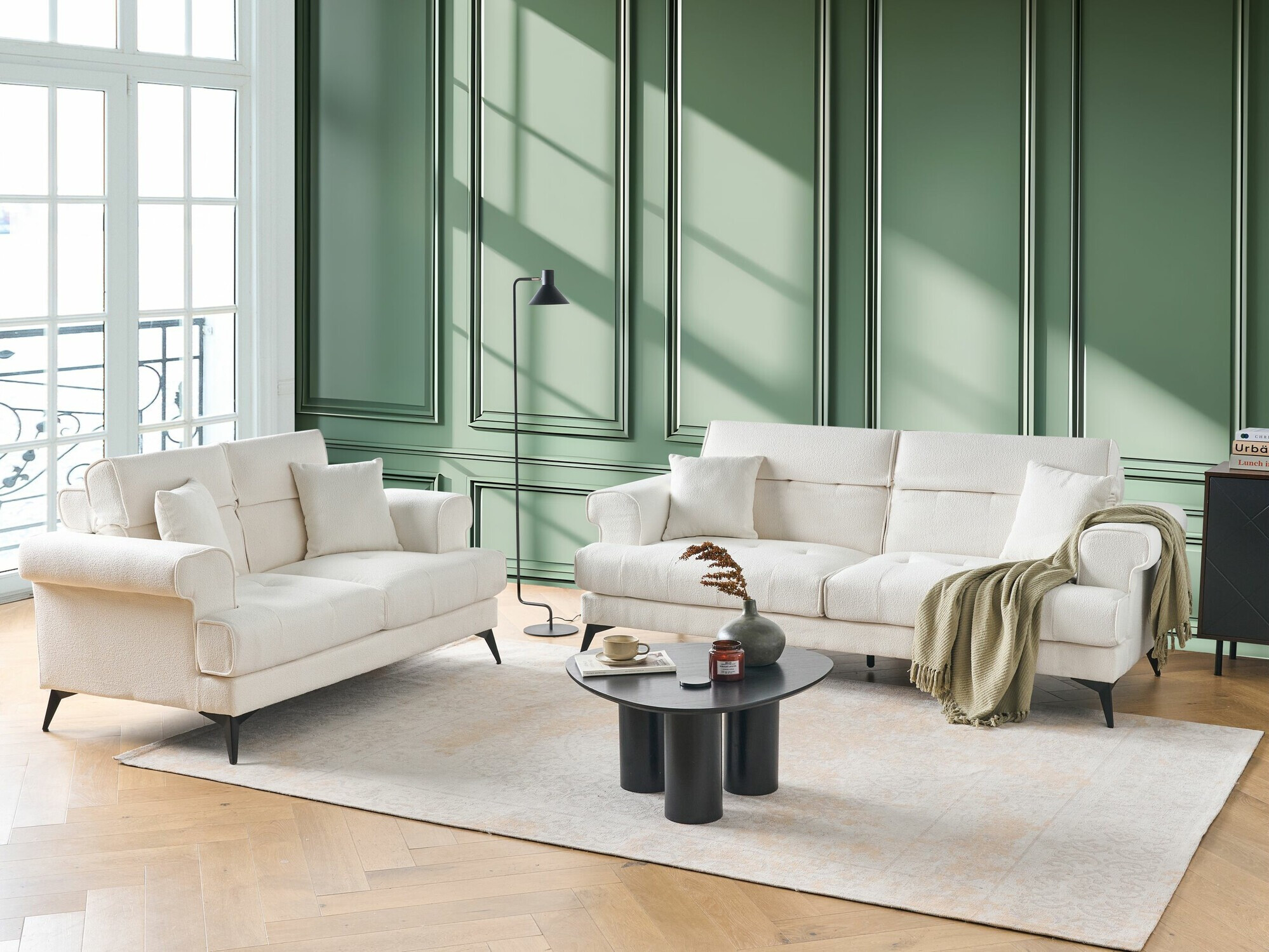 Tapecirani namještaj Berwyn 2436 (Bijela)