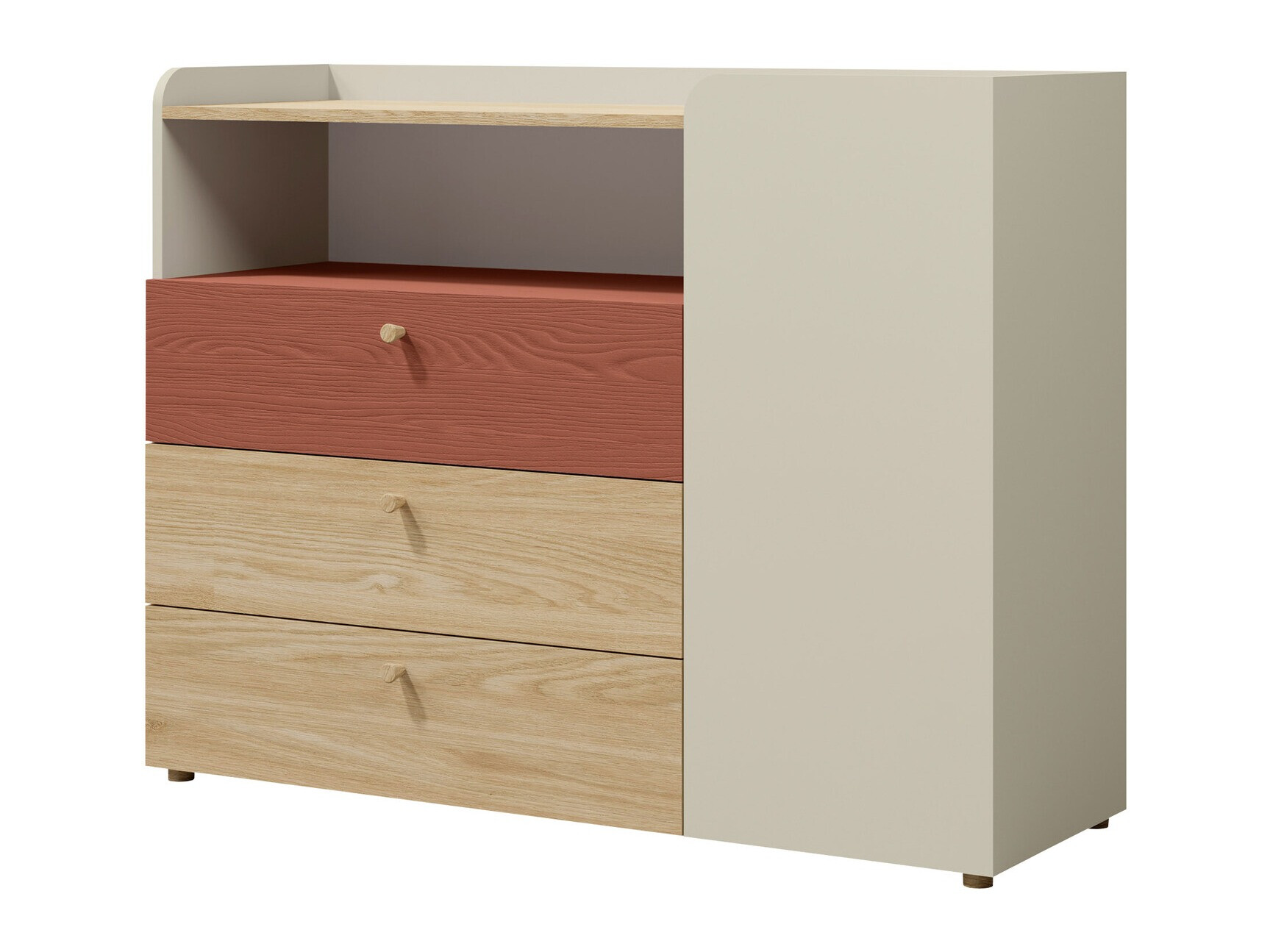 Komoda Domcali 108 (Coral + Hrast)