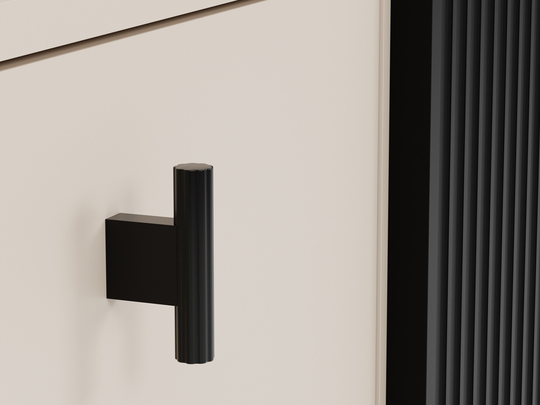 Ormarić Mansfield 101 (Crna + Kašmir)