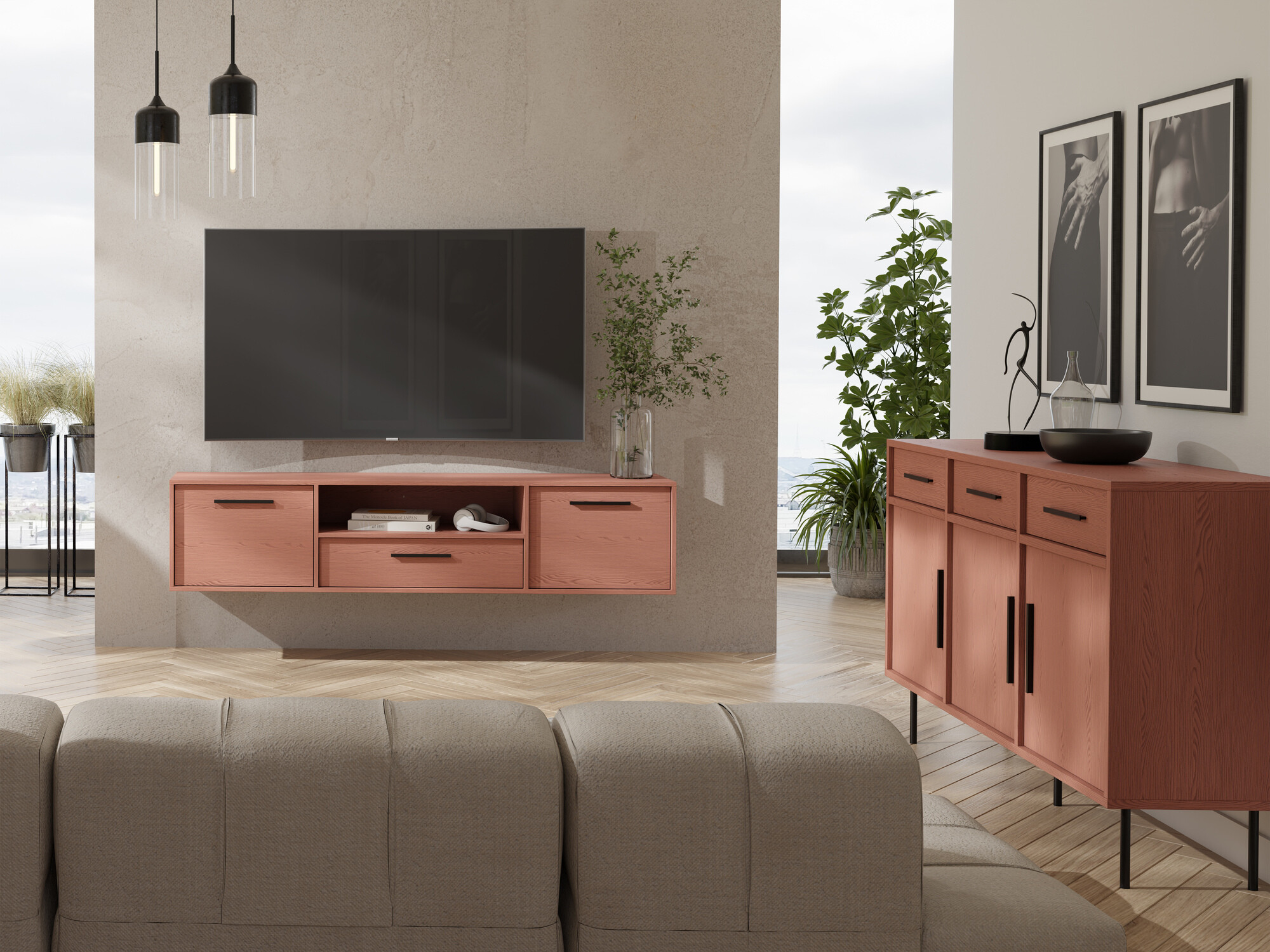 Set za dnevni boravak Mansfield 106 (Coral)