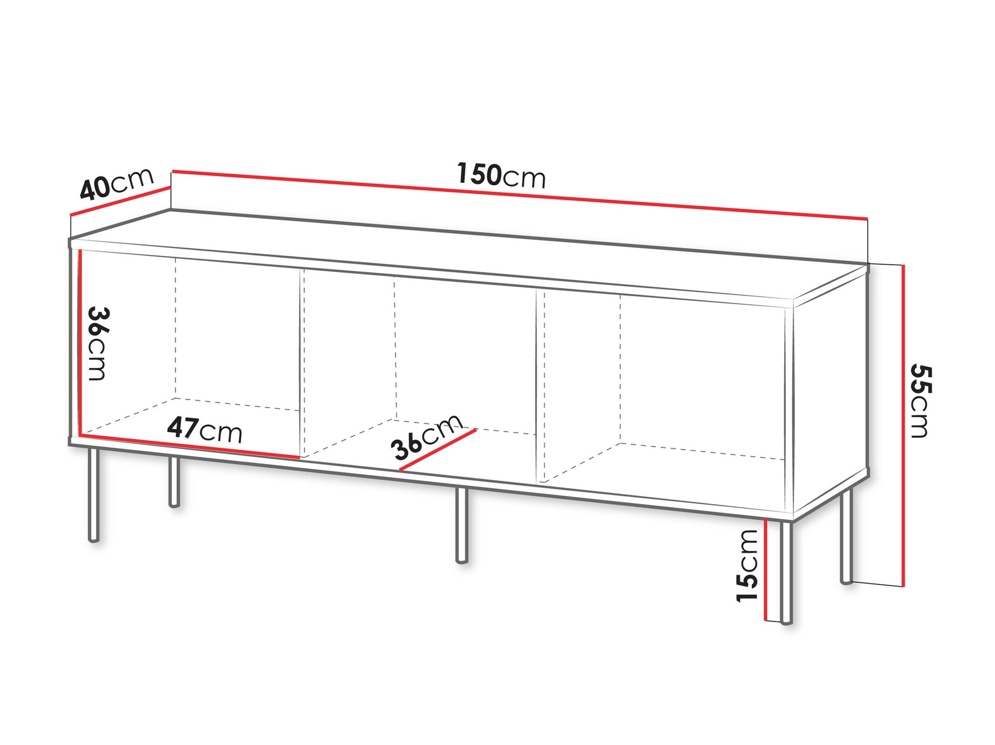 TV stol Tolete 104 (Bež)