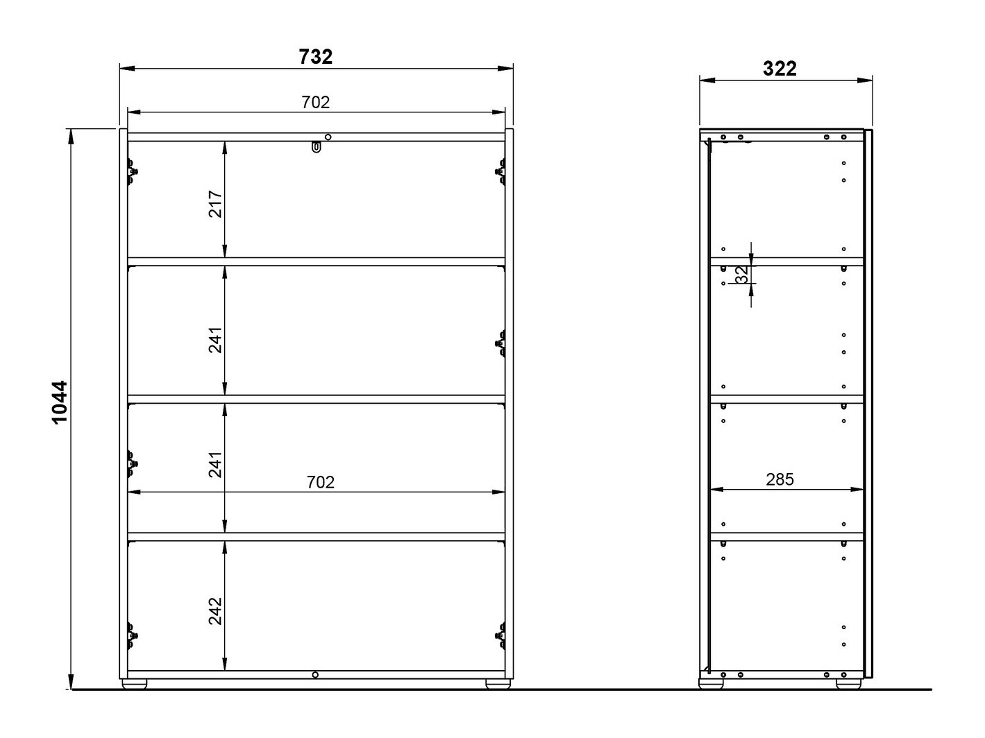Set za hodnik Lircamu 102 (Bijela)