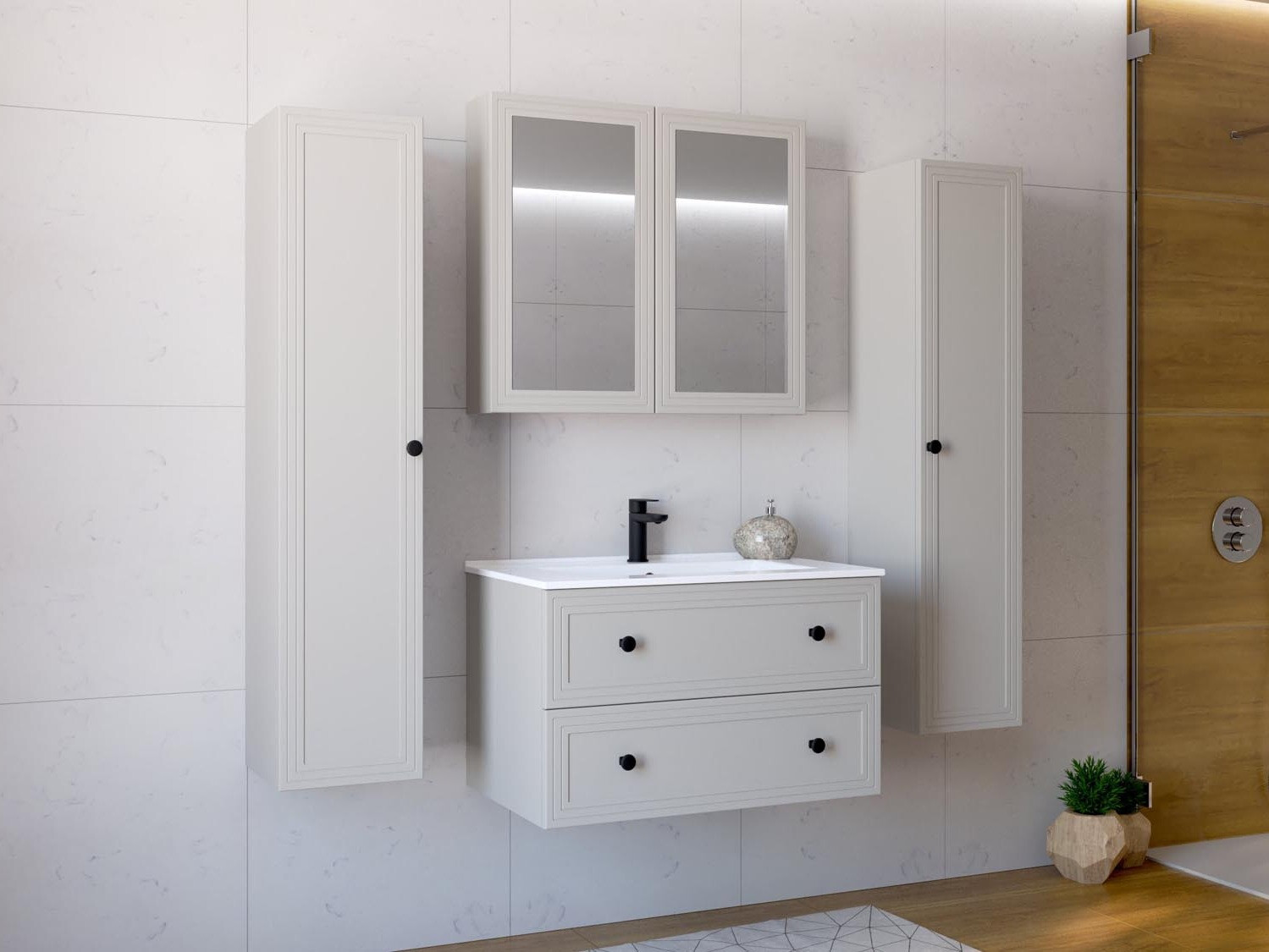 Zidni ormarić za umivaonik Fiovele 104 (Kašmir)