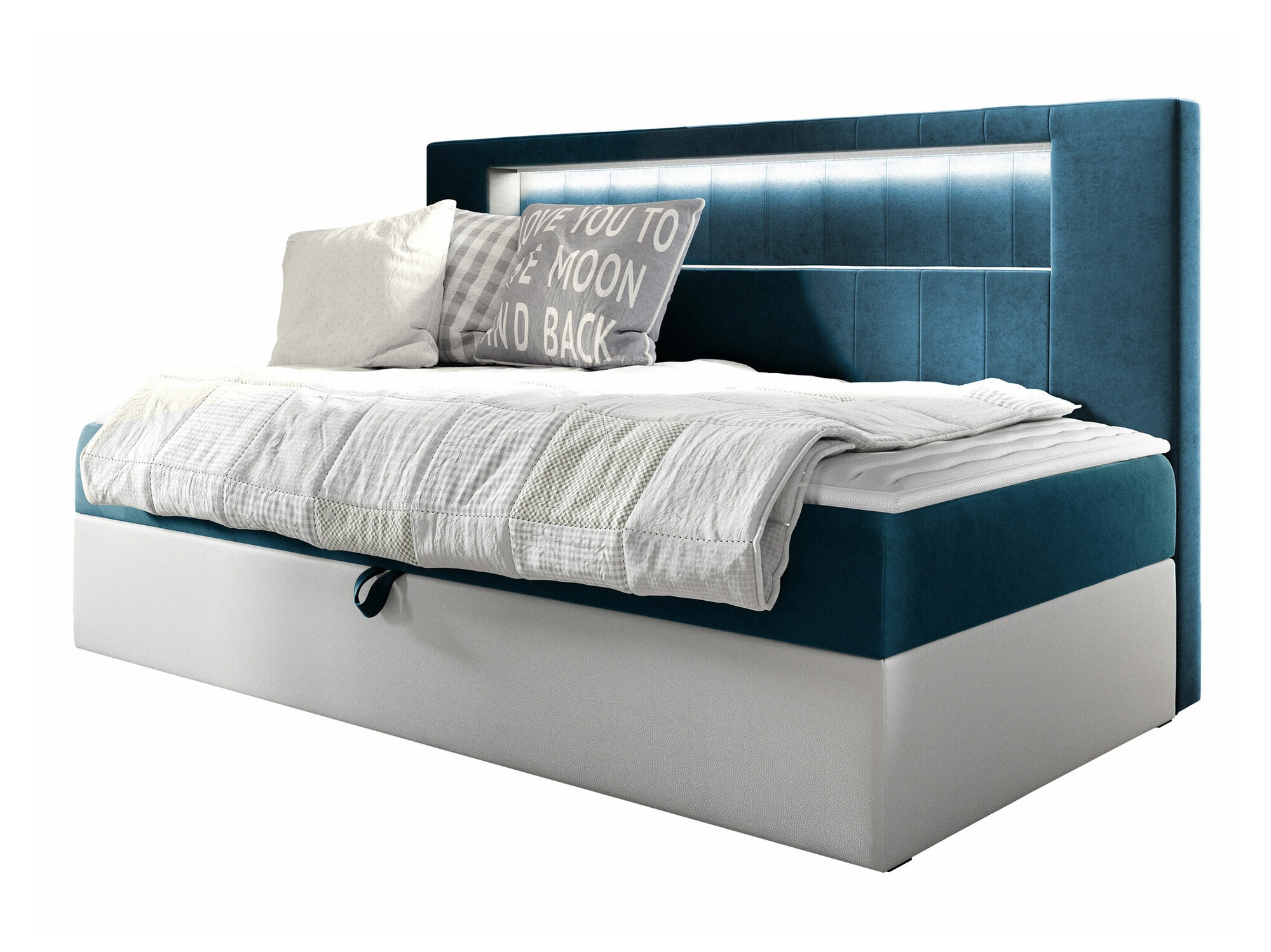 Boxspring krevet Baltimore 168 (Soft 017 + Fresh 34)