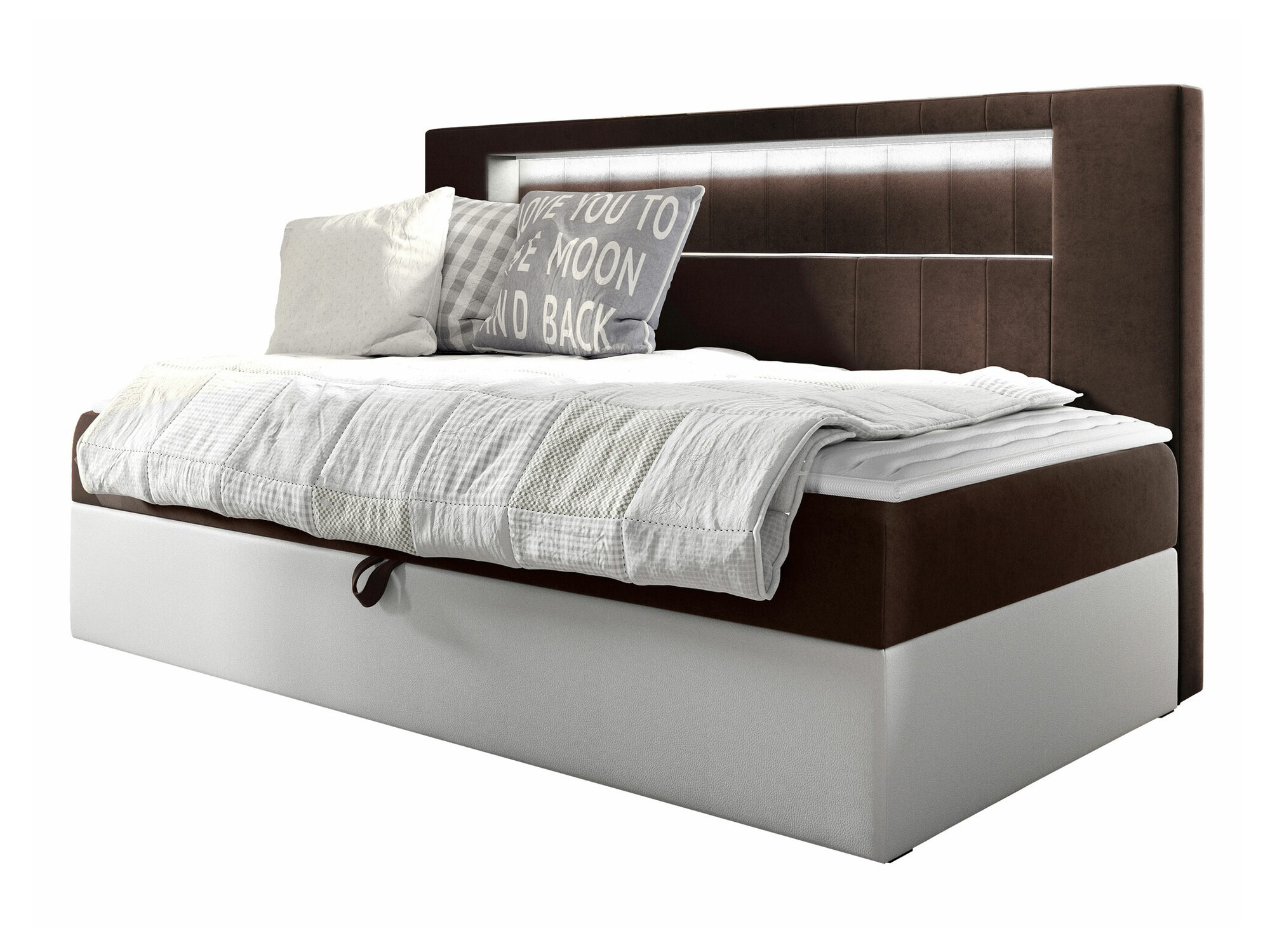 Boxspring krevet Baltimore 168 (Soft 017 + Fresh 4)