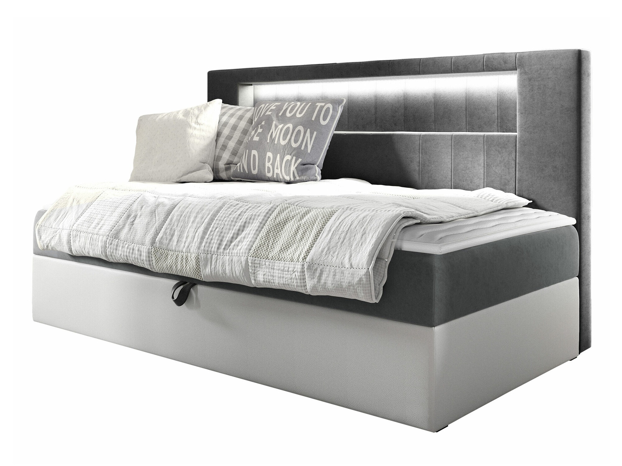 Boxspring krevet Lucus IV (Soft 017 + Fresh 14)