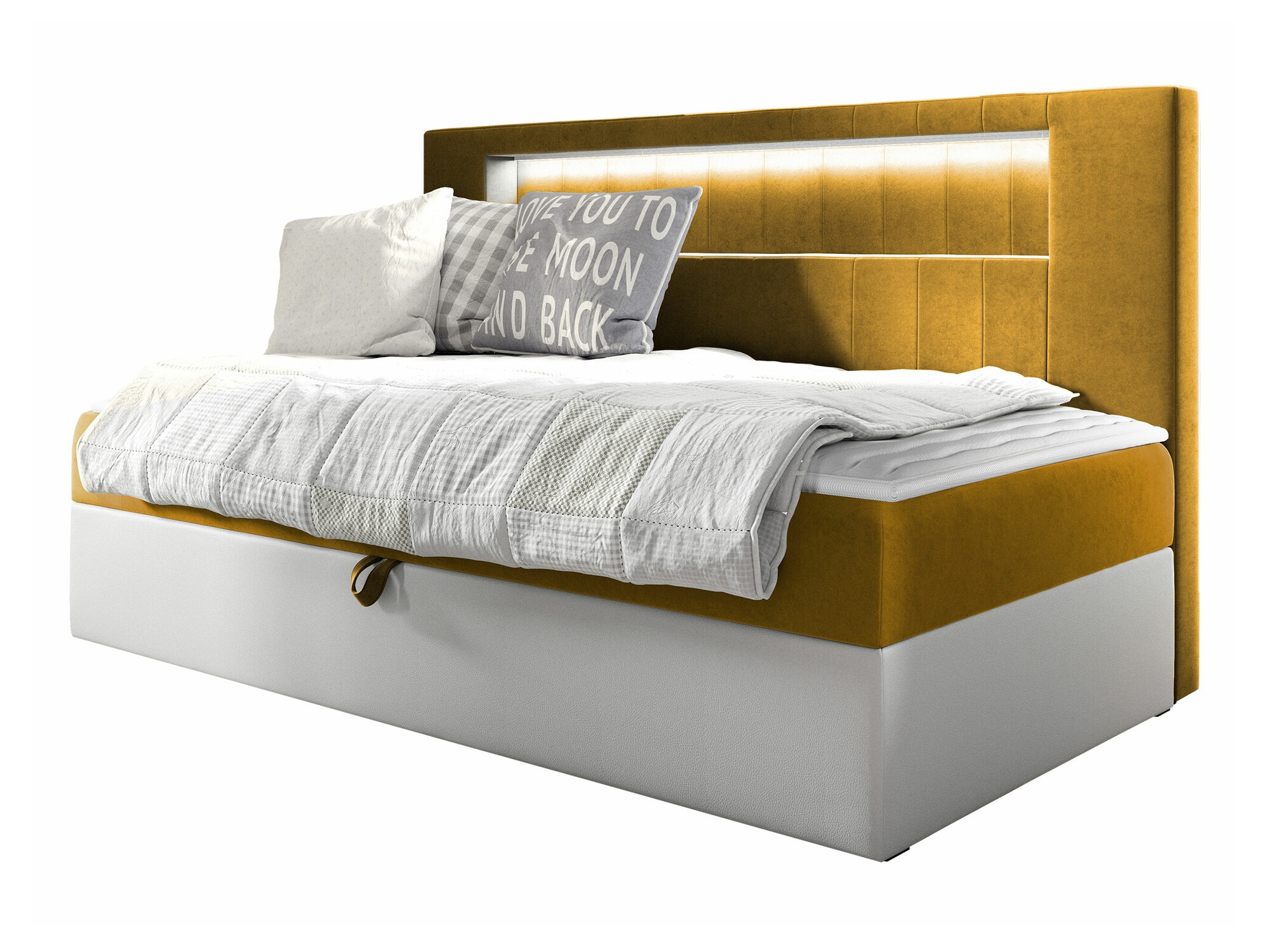 Boxspring krevet Lucus IV (Soft 017 + Fresh 37)