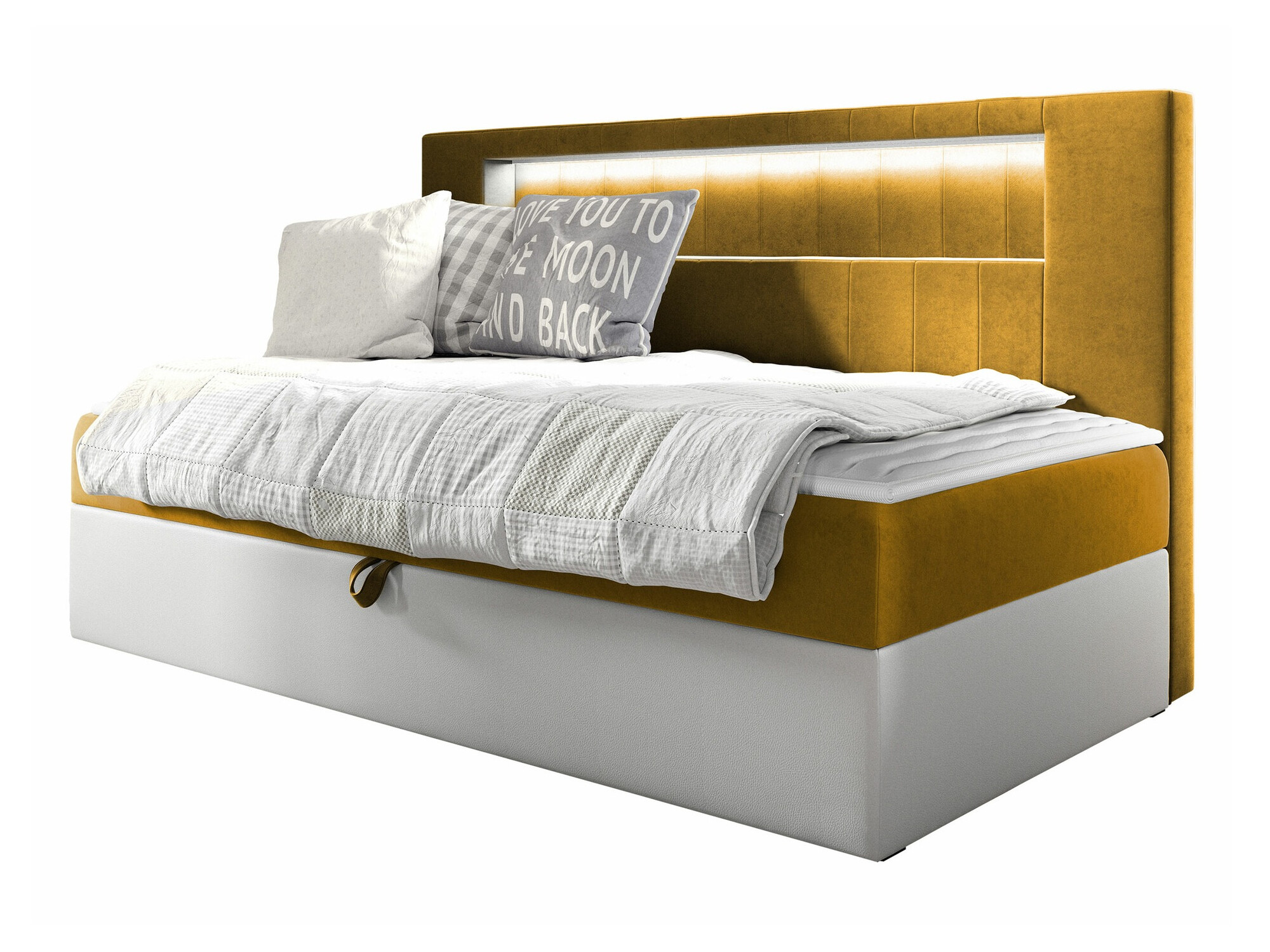Boxspring krevet Lucus IV (Soft 017 + Fresh 37)