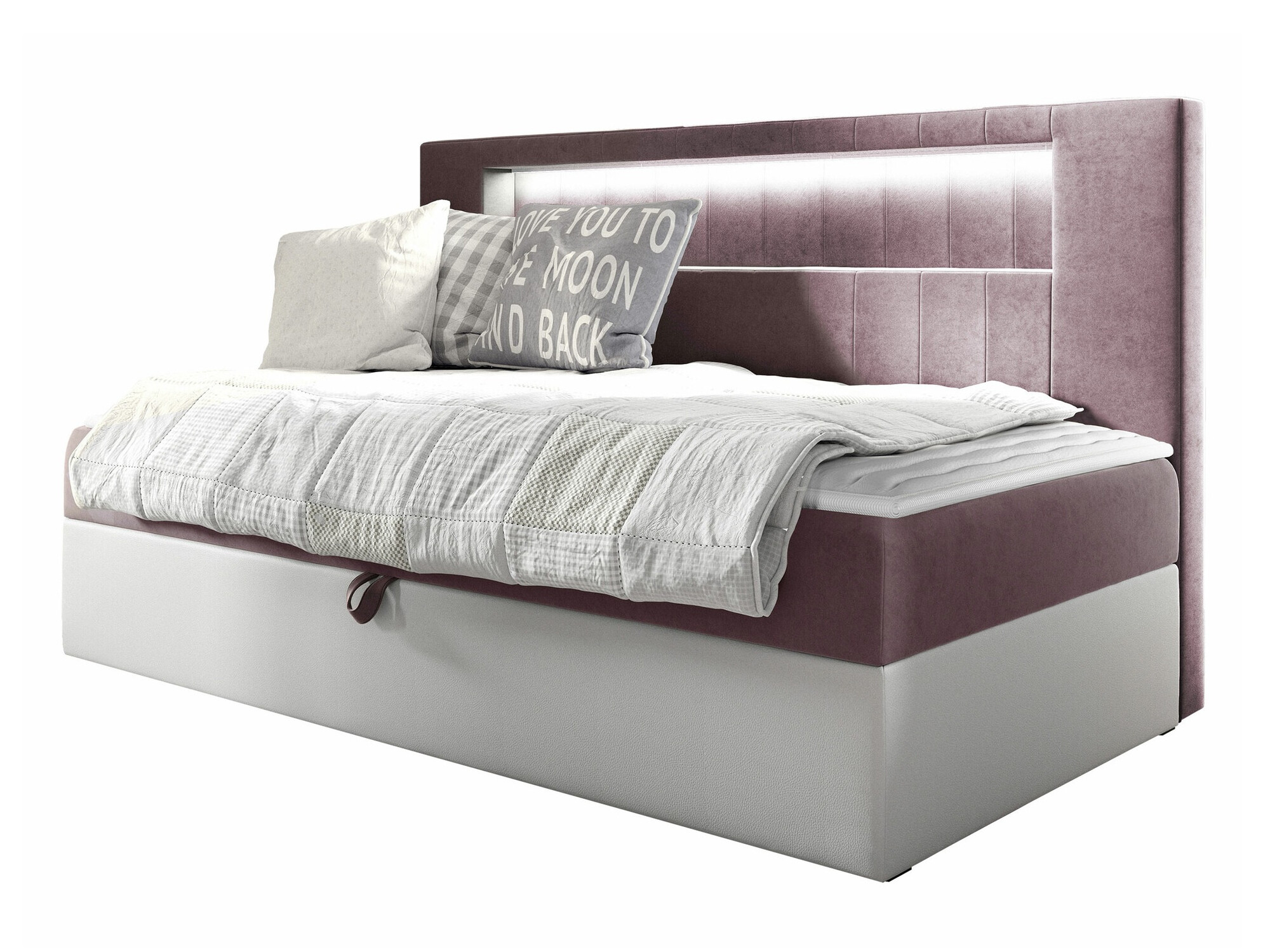 Boxspring krevet Lucus IV (Soft 017 + Fresh 9)