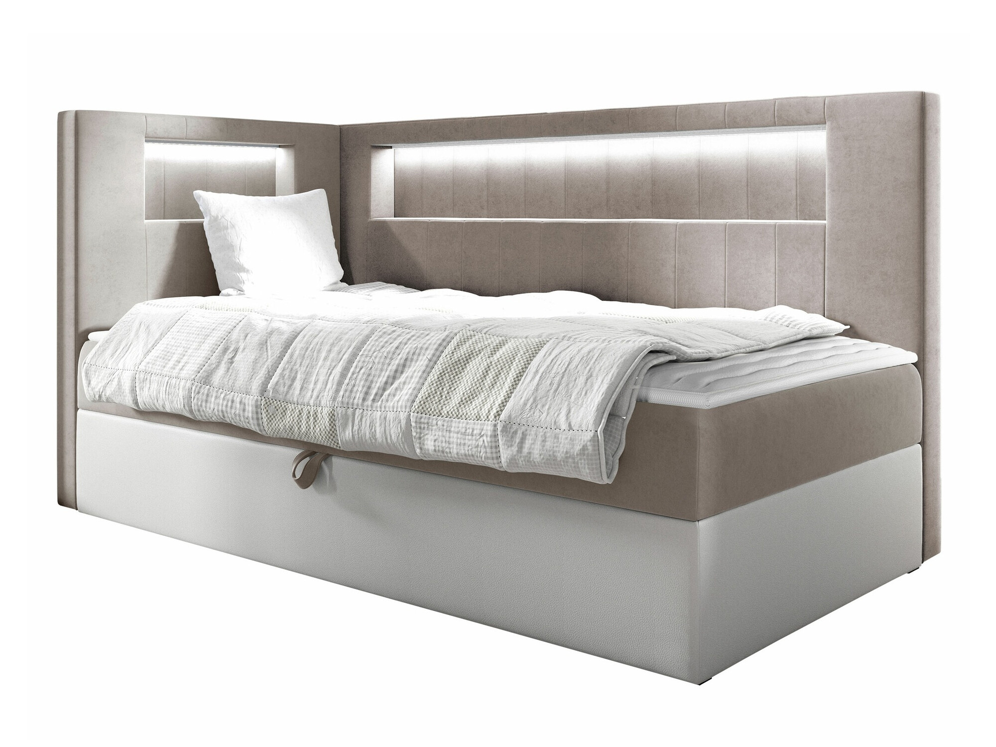 Boxspring krevet Baltimore 172 (Soft 017 + Fresh 1)