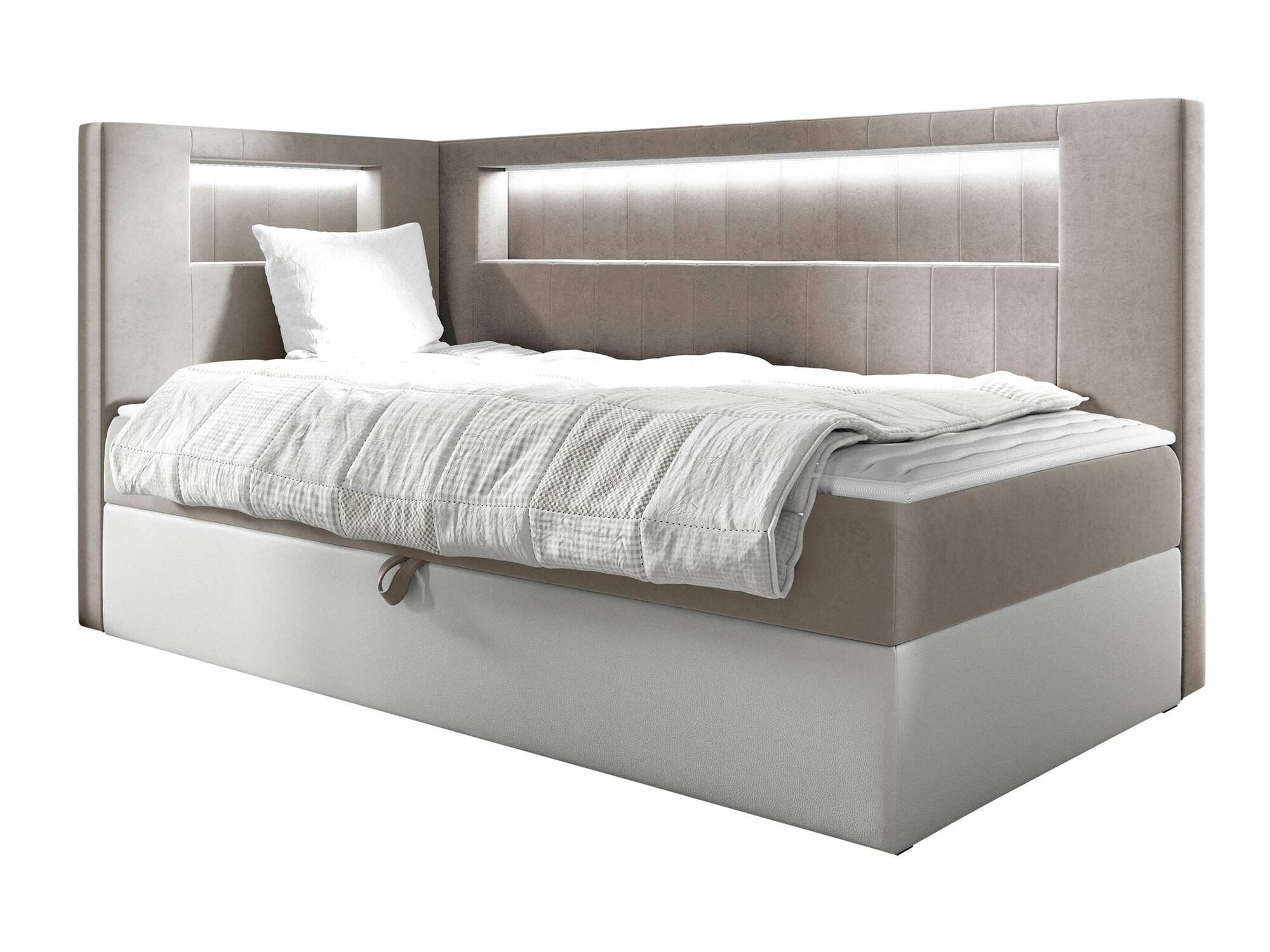 Boxspring krevet Baltimore 172 (Soft 017 + Fresh 1)