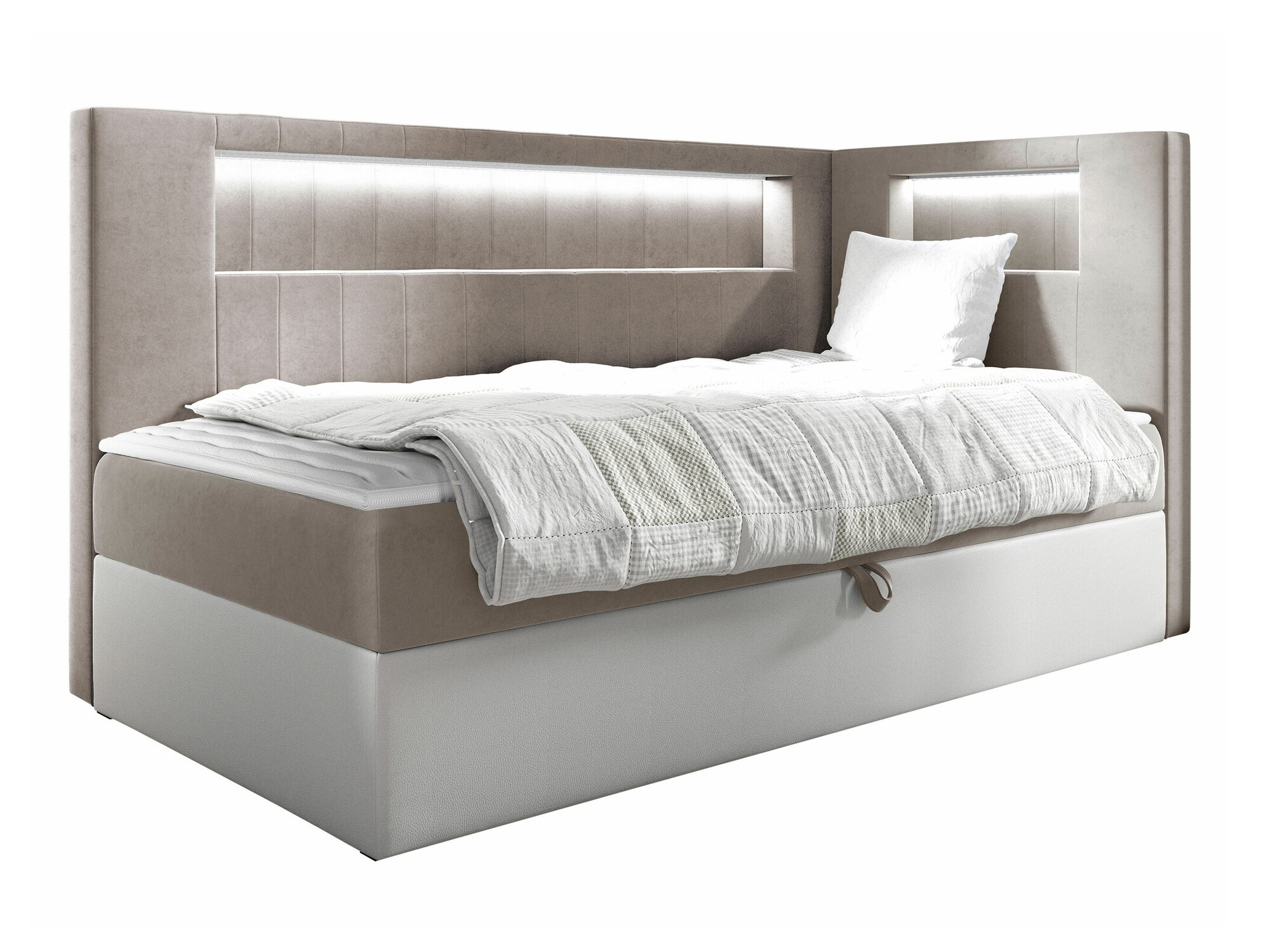 Boxspring krevet Baltimore 172 (Soft 017 + Fresh 1)